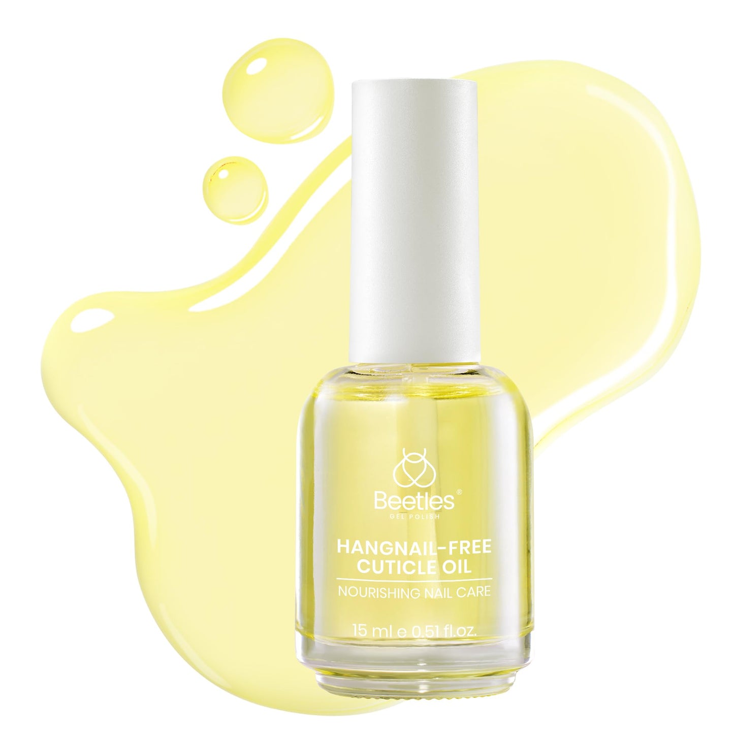 Beetles Cuticle Serum for Nail 20ml Nail Care Cuticle Repair Oil with Jojoba Oil & Vitamin E Nail Growth Remedy for Damaged Skin & Thin Nails Spa and Hand Manicure Essentials Gift For Women Girls