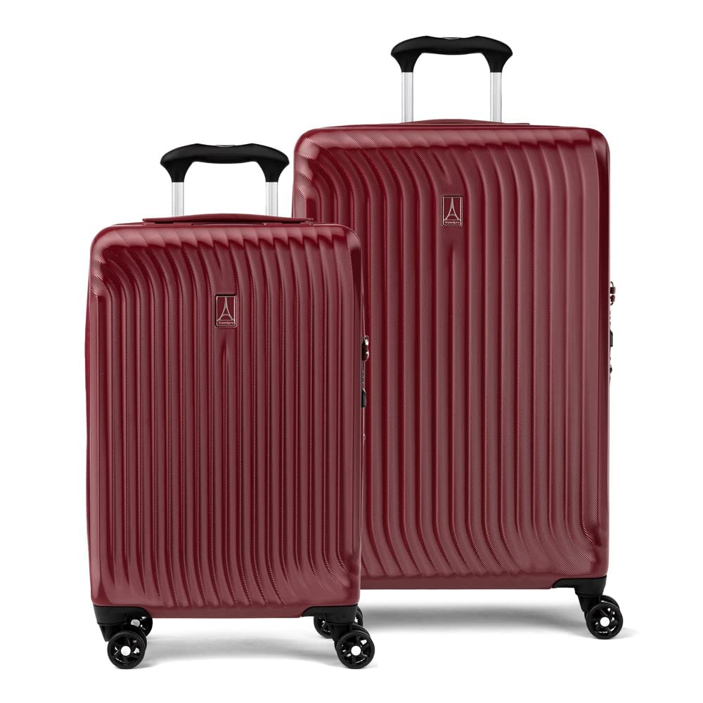 Travelpro Maxlite Air Hardside Expandable Luggage, 8 Spinner Wheels, Lightweight Hard Shell Polycarbonate, Shadow Grey, 2-Piece Set (21/25)