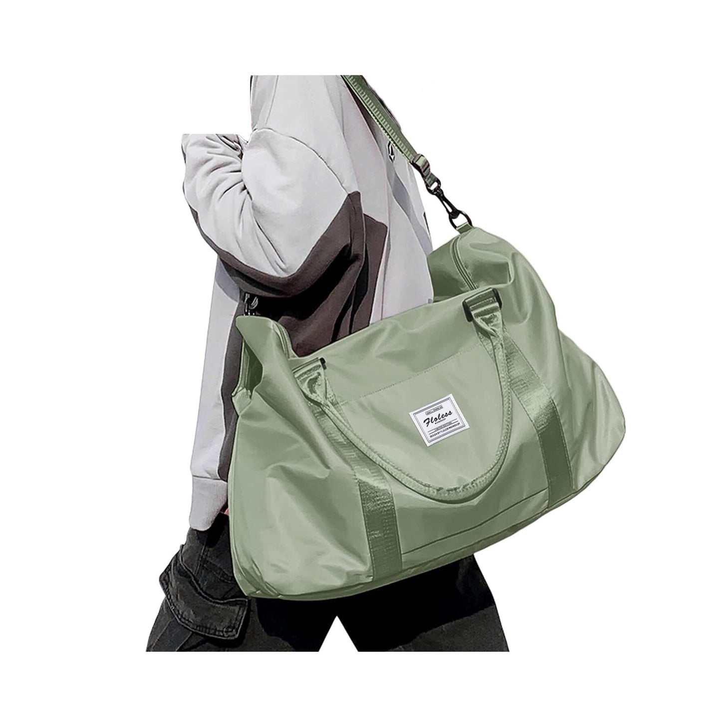 Sport Travel Duffle Bag Large Gym Tote Bag for Women, Weekender Carry on Bag for Airplane, Ladies Beach Overnight Bag Waterproof Luggage Bag with Wet Pocket