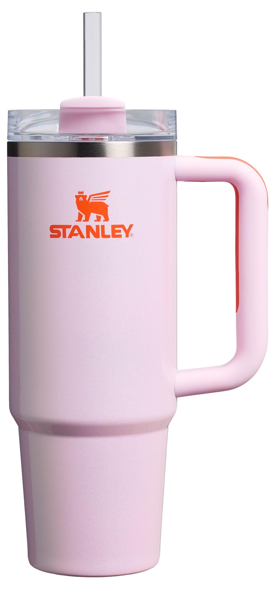 STANLEY Quencher H2.0 Tumbler with Handle and Straw 40 oz | Flowstate 3-Position Lid | Cup Holder Compatible for Travel | Insulated Stainless Steel Cup | BPA-Free | Black Chroma