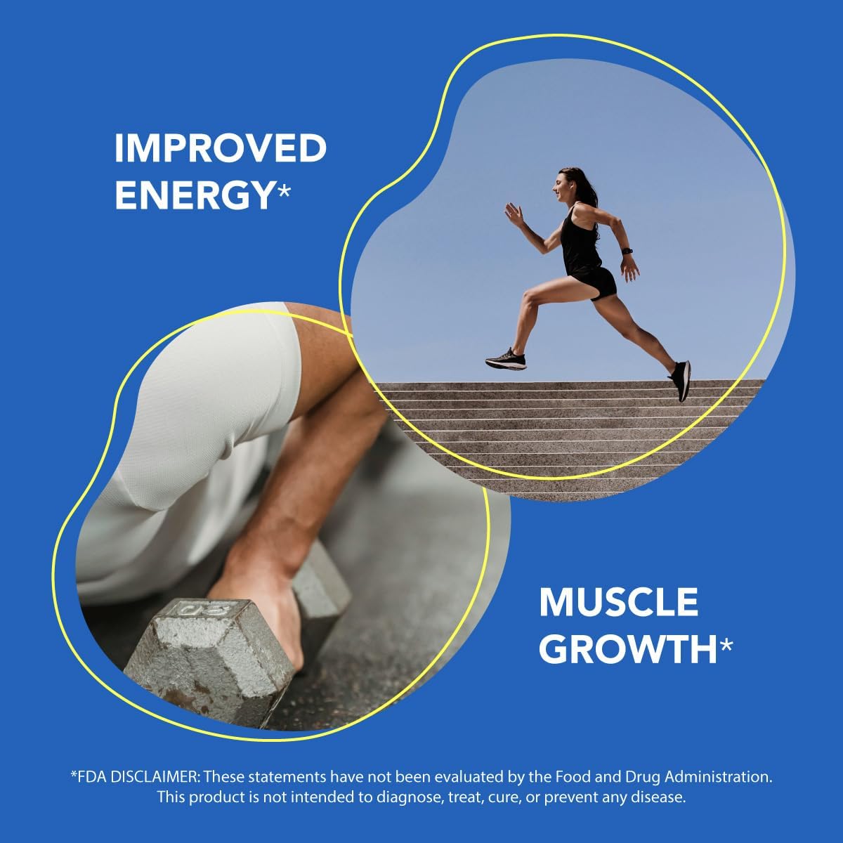AMANDEAN Creatine HCl Pills. American Made CON-CRET. 120 Capsules. 7X Concentrated vs Monohydrate Powder. No Bloat. Muscle, Energy, Cognitive, Recovery Support for Men & Women. Gluten Free, Non-GMO.