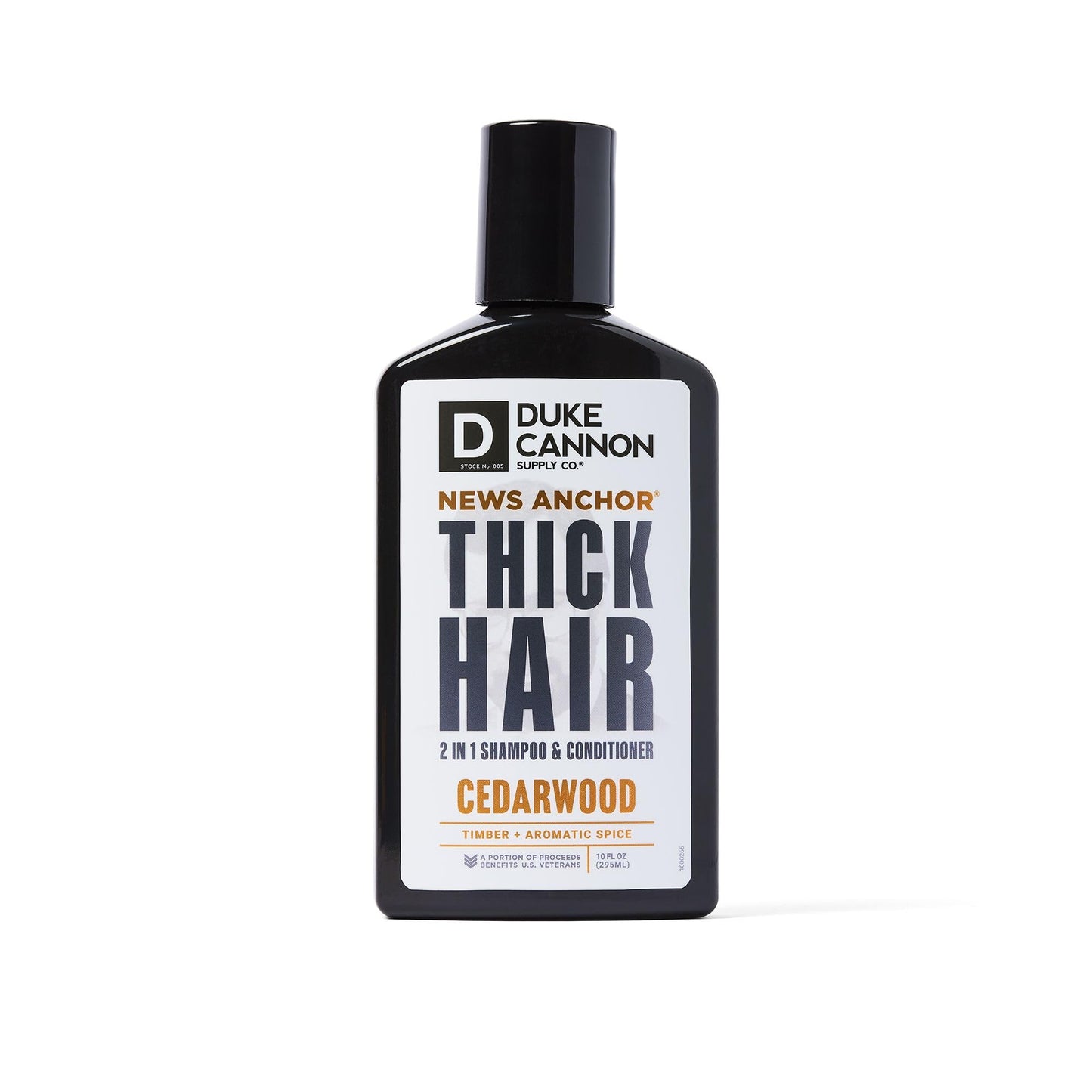 Duke Cannon News Anchor 2-in-1 Hair Wash - Bay Rum, 10 fl. oz, Stimulating Hair Shampoo & Conditioner