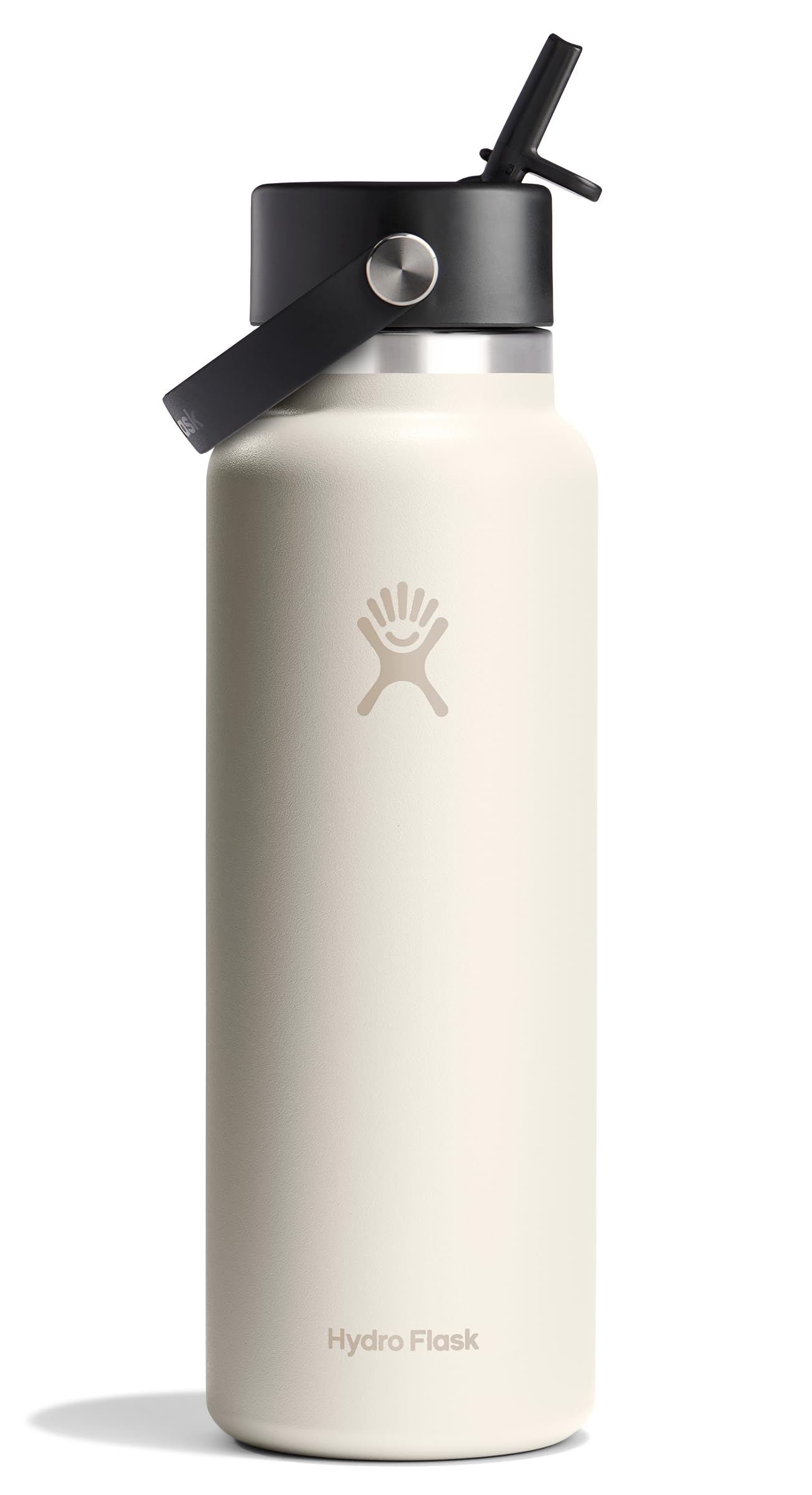 Hydro Flask 32 Oz Wide Flex Straw Cap Bottle - Insulated Stainless Steel - Wide Straw Lid, Non Spill, Leakproof in Jelly Pink