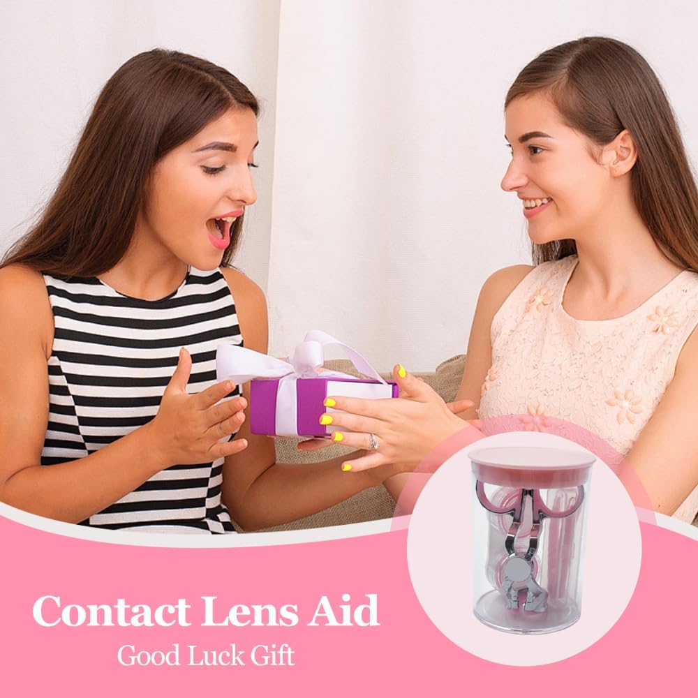 Contacts Lens Helper, Portable Contact Lens Applicator Tool, Eyelid Wearing Tool for Travel
