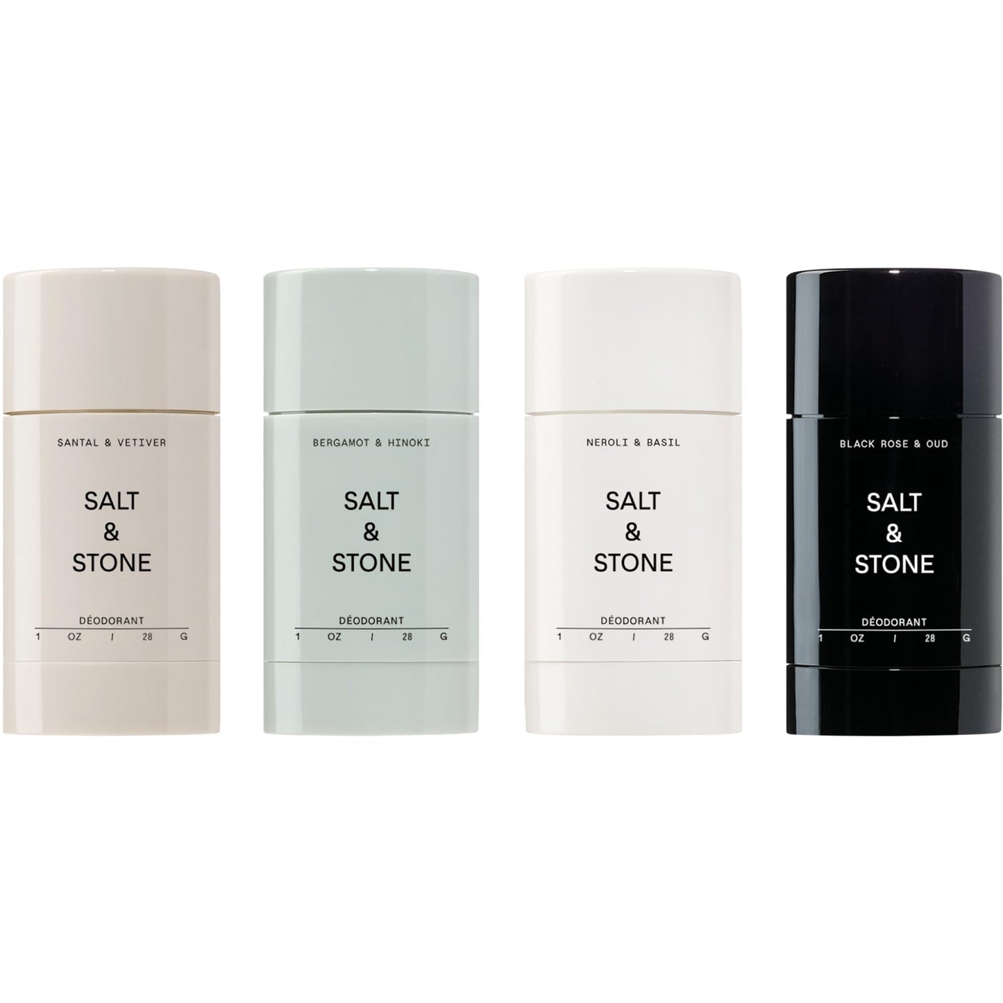 SALT & STONE Aluminum Free Deodorant | Extra Strength 48 Hour Protection for Women & Men | Made with Seaweed Extracts, Shea Butter & Prebiotics (Bergamot & Hinoki)