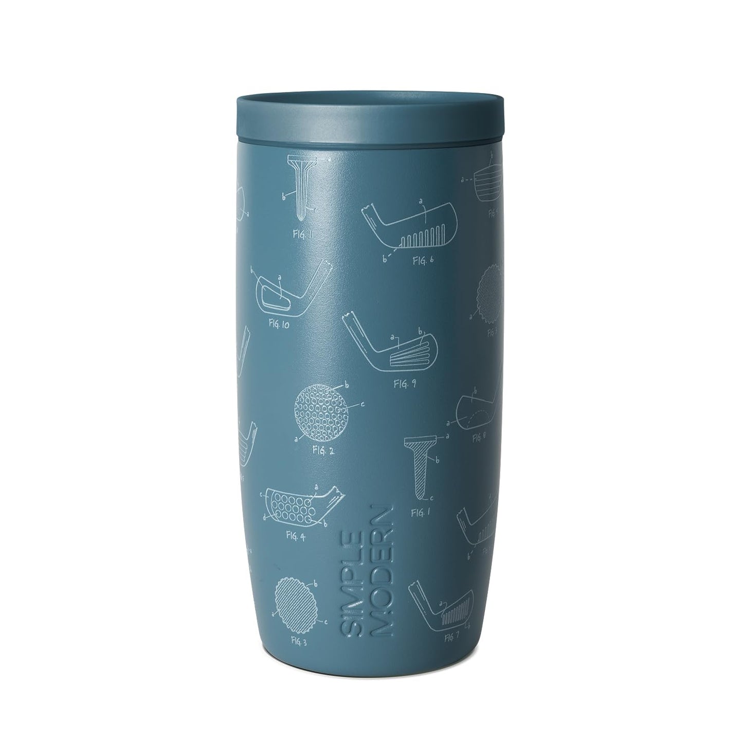 Simple Modern Travel Coffee Mug Tumbler with 360° Lid | Ceramic-Lined Insulated Stainless Steel Cold Brew Iced Coffee Cup | Gifts for Women Men Her Him | Voyager Signature | 16oz | Sea Glass Sage