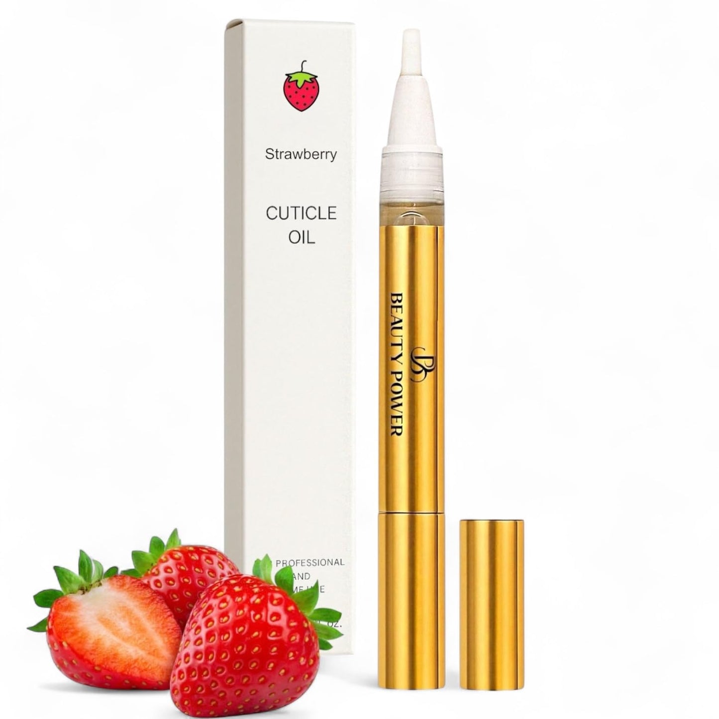 Nail Oil Cuticle Pen - Fragrance Free - Nail Strengthener & Growth Serum with Vitamin A, D, E, B5, Grapeseed & Natural Oils - Repair for Brittle, Peeling, Thin Nails (No Scent)