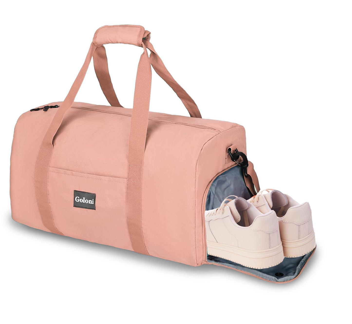 Goloni Cute Duffle Bag for Women, Gym Bag with Shoe Compartment, Lightweight Weekend Travel Duffel Bag,Overnight Bag with Wet Pocket