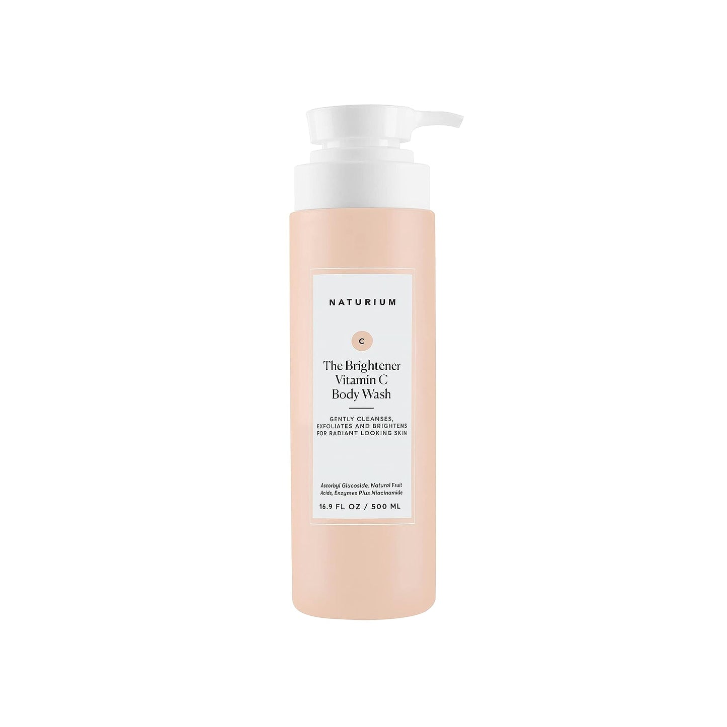 Naturium The Energizer Body Wash, Cooling & Refreshing Formula with Mandelic Acid, Deeply Cleanses & Neutralizes Body Odor, 16.9 oz