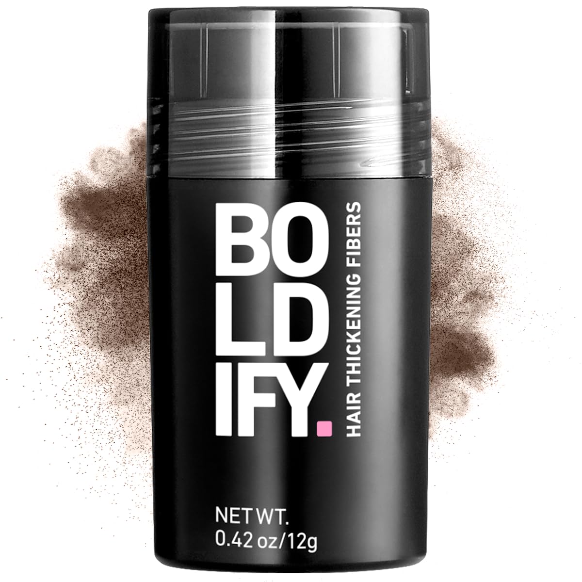 BOLDIFY Hair Fibers (12g) - Fill In Thinning and Fine Hair for an Instantly Fuller, Thicker Look - 14 Shades for Women & Men - Dark Brown