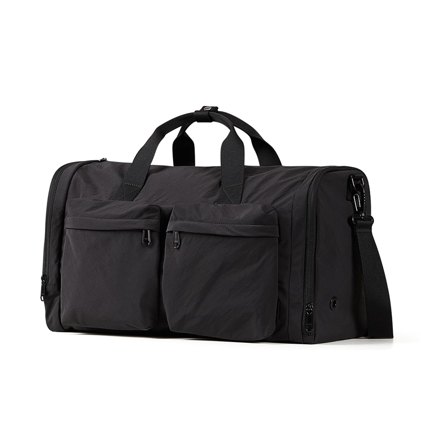 Aji Gym Bag for Women Men with Shoes Compartment, 3 in 1 Carry on Travel Duffel Bags with Trolley Sleeve, Lightweight&Water Resistant Gym Duffel Bag for Travel, Sports, Fitness & Workout(Warm Brown)