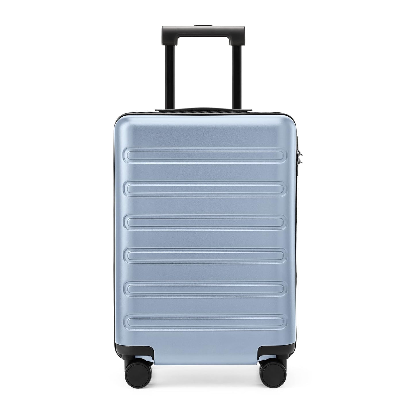 NINETYGO Carry On Luggage 22x14x9 Airline Approved, 20 Inch Luggage with Smooth Spinner Wheels, Lightweight, Hard Shell PC Suitcase Carry-On, Travel Luggage, TSA Approved (Pink, Rhine Basic)