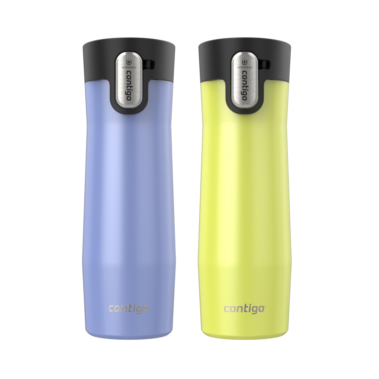 Contigo West Loop Stainless Steel Travel Mug with AUTOSEAL Lid, 16oz., Stainless Steel/Black