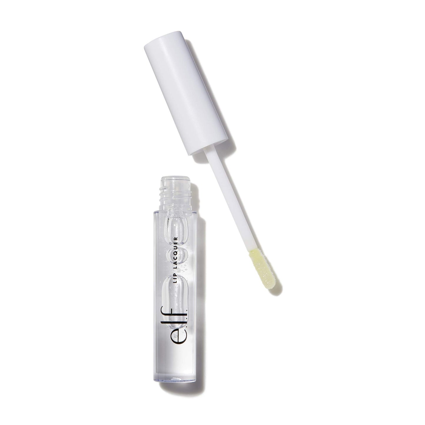 e.l.f. Lip Lacquer, Nourishing, Non-Sticky Ultra-Shine Lip Gloss With Sheer Color, Infused With Vitamins A & E, Vegan & Cruelty-Free, Whisper Pink
