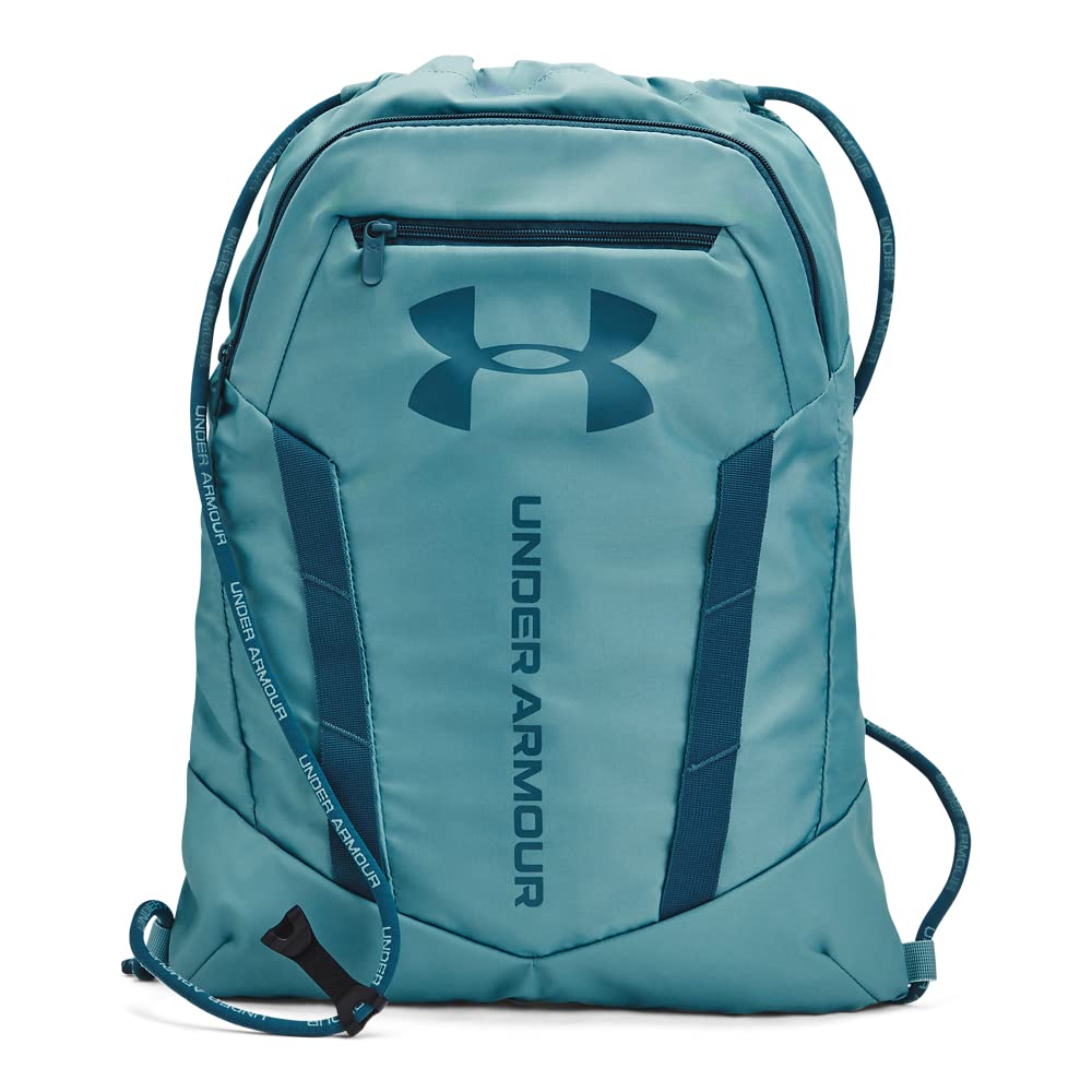 Under Armour Unisex-Adult Undeniable Sackpack , Black (001)/Metallic Silver , One Size Fits Most