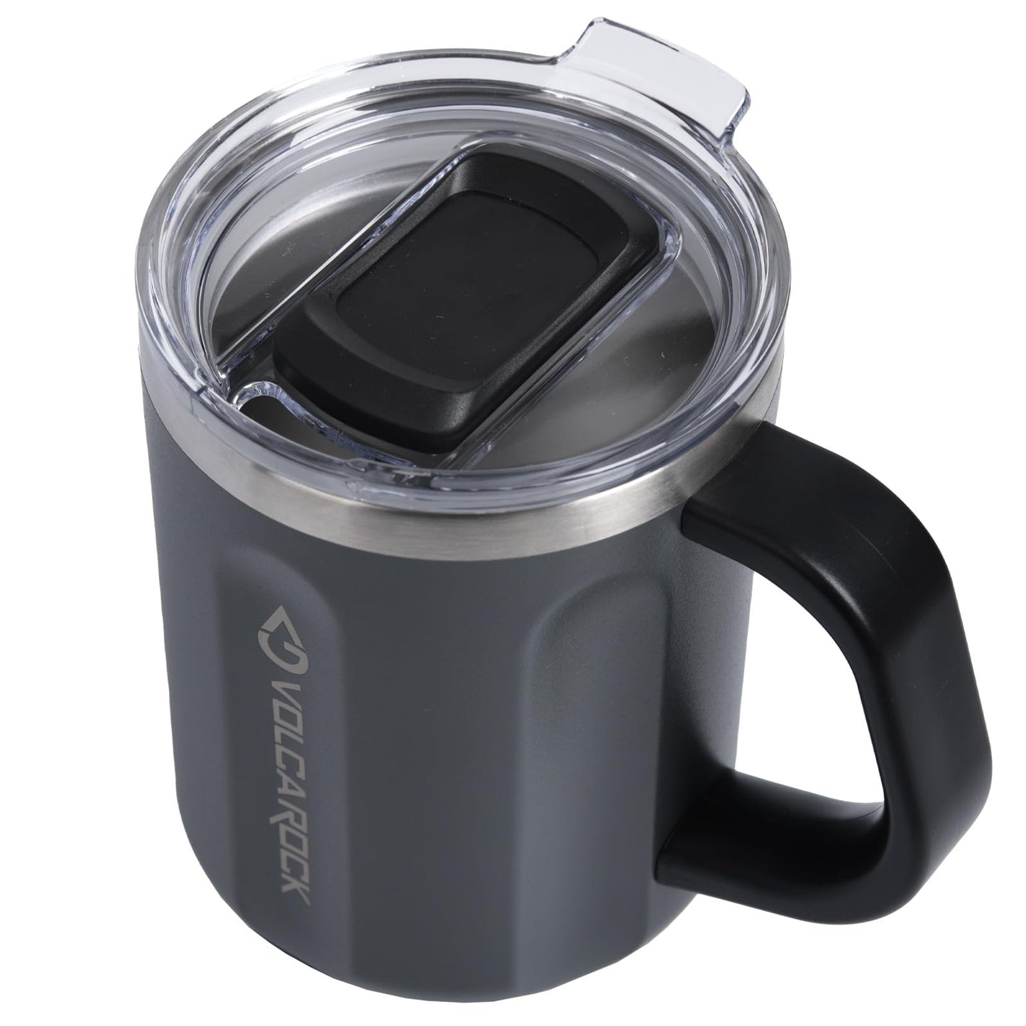 16oz Coffee Mug, Vacuum Insulated Camping Mug with Lid, Double Wall Stainless Steel Travel Tumbler Cup, Coffee Thermos Outdoor, Great for Any Beverage (Brick Red)
