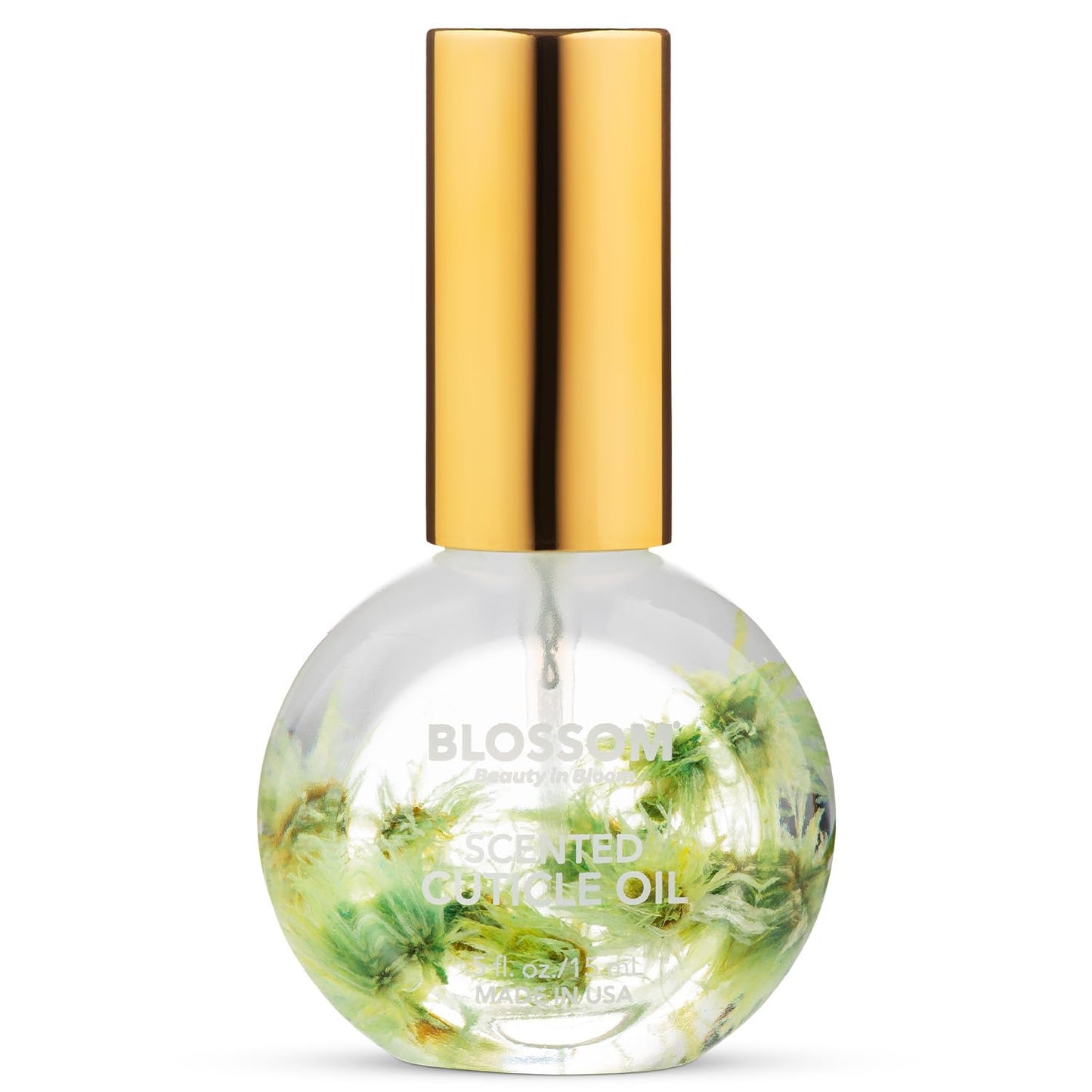 Blossom Cuticle Oil for Nails, Hydrating, Moisturizing, Scented Nail Oil Cuticle Care, Infused with Real Flowers, Made in USA, 0.5 fl. oz, Rose