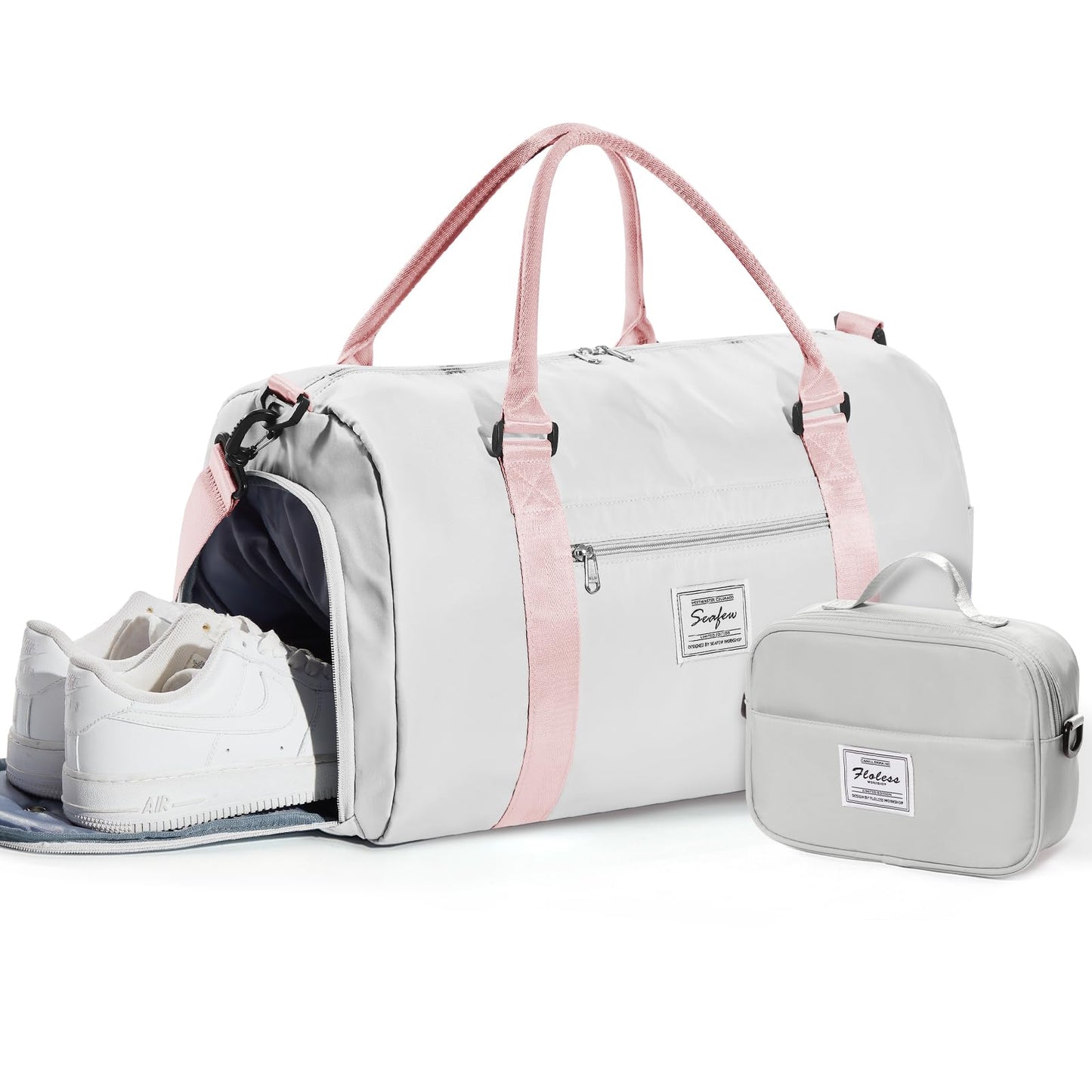 Gym Bag Womens,Travel Duffel Carry on Bag Sport Tote Bag Weekend Overnight Bag