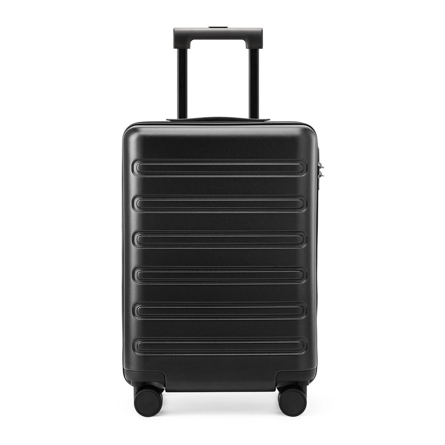 NINETYGO Carry On Luggage 22x14x9 Airline Approved, 20 Inch Luggage with Smooth Spinner Wheels, Lightweight, Hard Shell PC Suitcase Carry-On, Travel Luggage, TSA Approved (Pink, Rhine Basic)