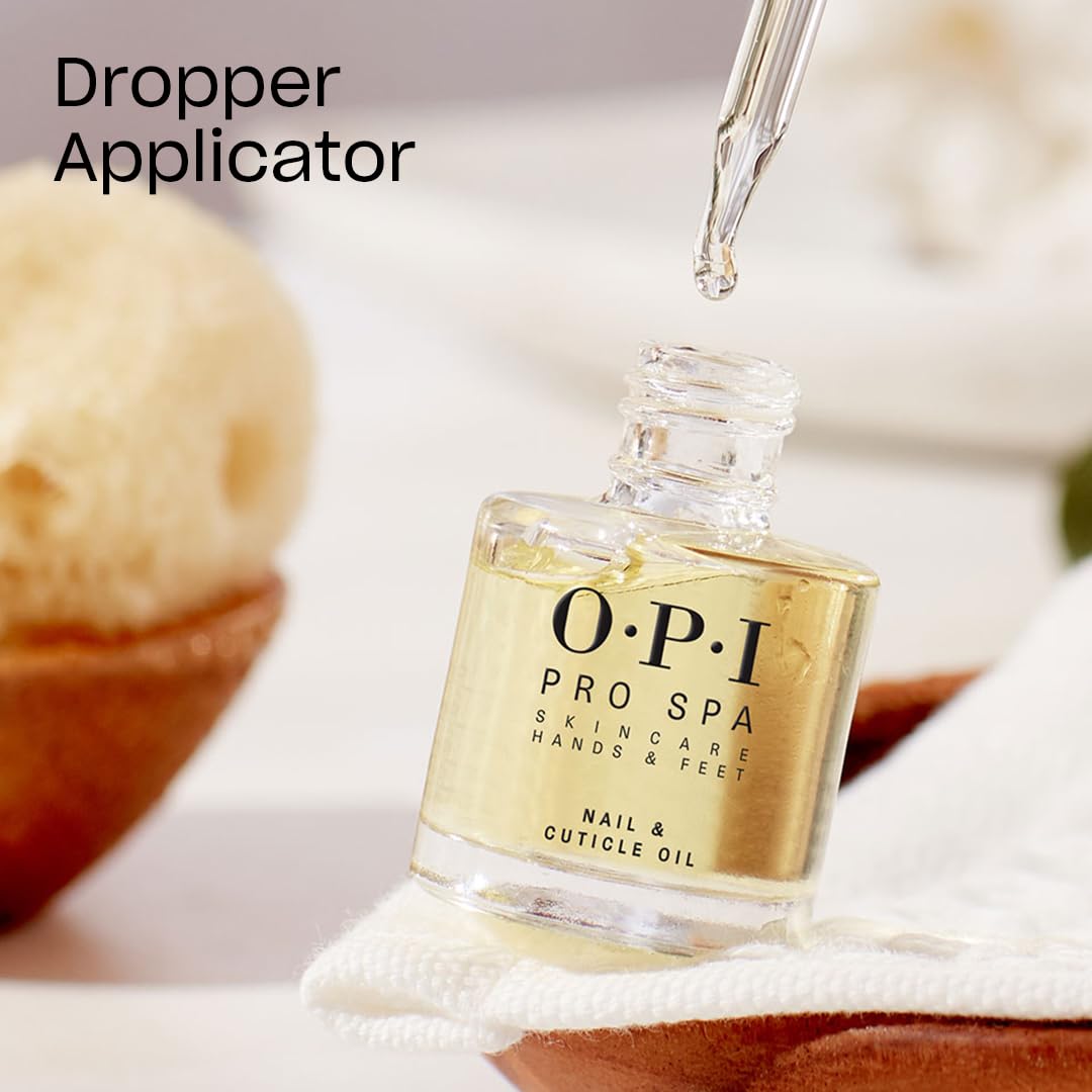OPI ProSpa Nail and Cuticle Oil | Cuticle Oil Bottle for Nails & Dry Hands | Strengthens Cuticles for Nail Growth
