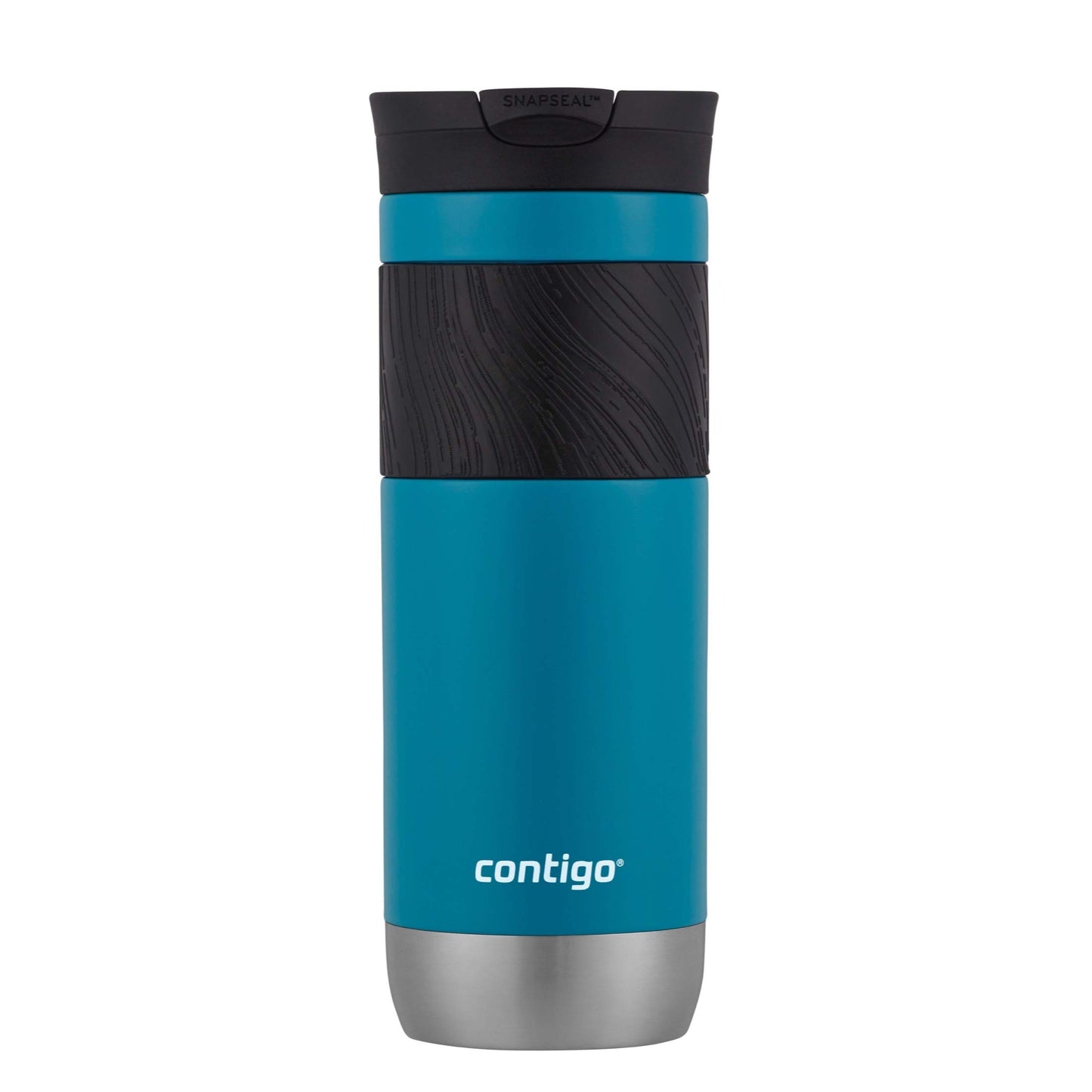 Contigo Byron Vacuum-Insulated Stainless Steel Travel Mug, 20oz - Leak-Proof Lid, BPA-Free, Blue Corn - Perfect Reusable Cup for Coffee or Water; hot and cold beverage holder