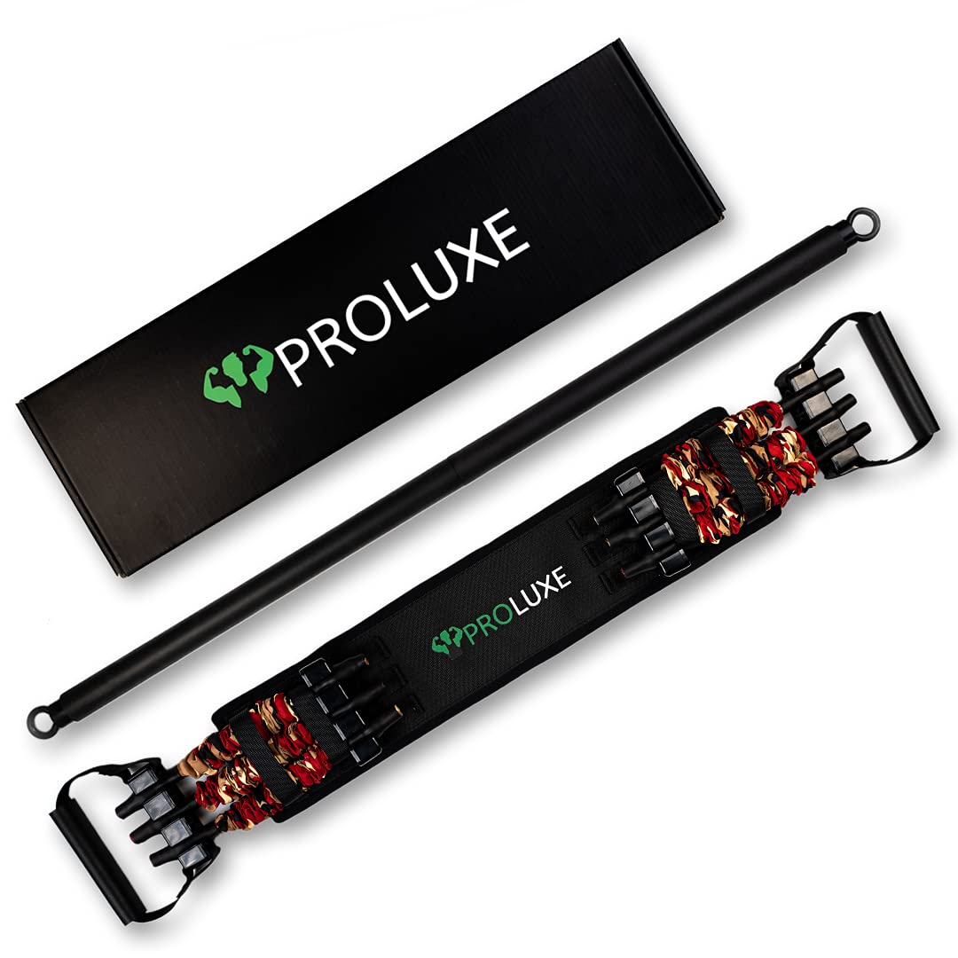 Original Resistance Bands Bar Set - Exercise Band Set for Home Gym