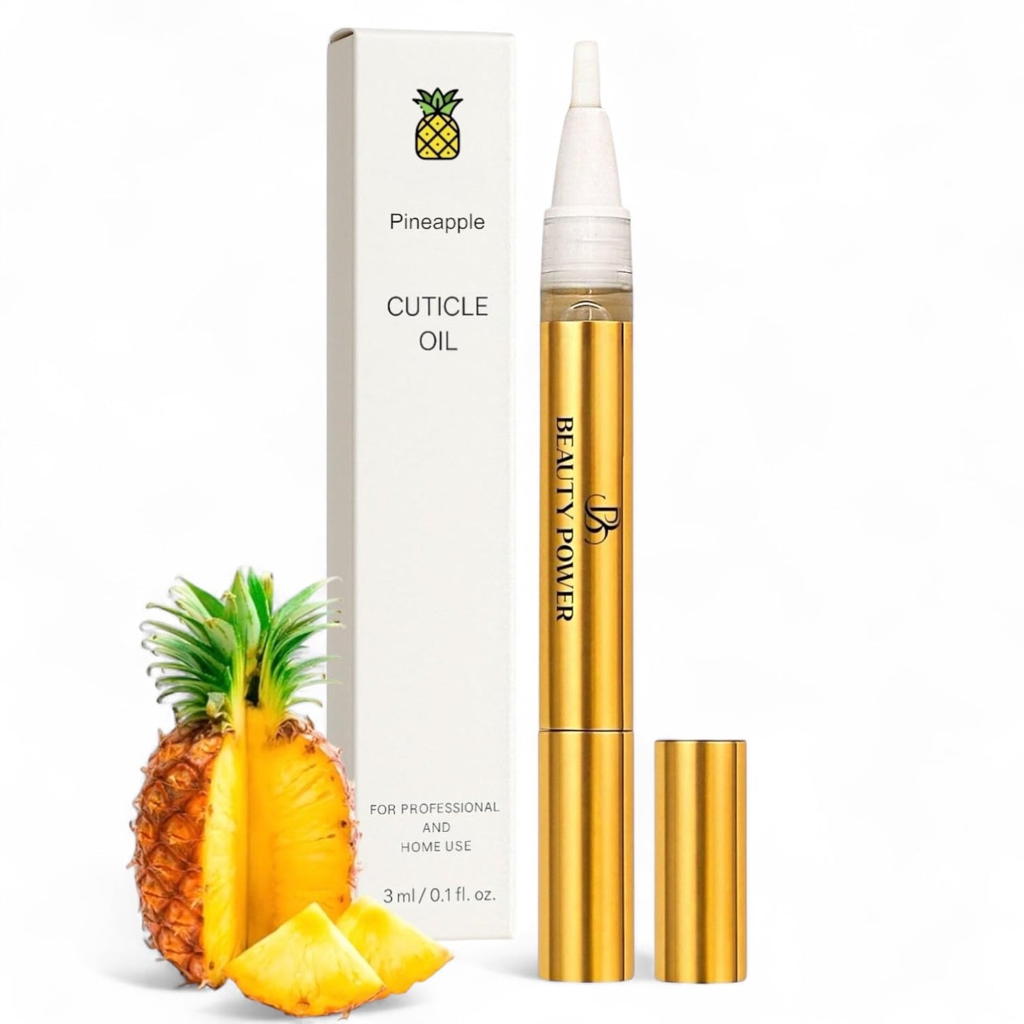 Nail Oil Cuticle Pen - Fragrance Free - Nail Strengthener & Growth Serum with Vitamin A, D, E, B5, Grapeseed & Natural Oils - Repair for Brittle, Peeling, Thin Nails (No Scent)