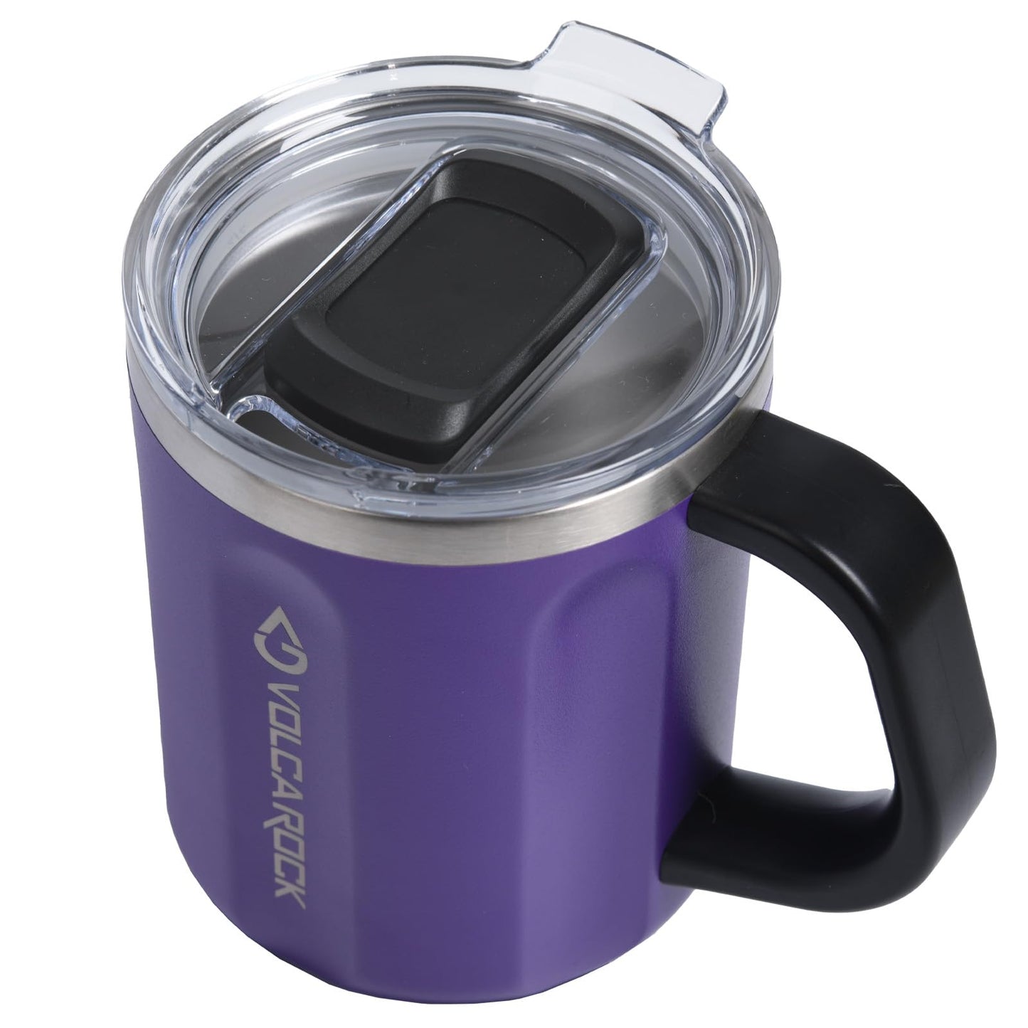 16oz Coffee Mug, Vacuum Insulated Camping Mug with Lid, Double Wall Stainless Steel Travel Tumbler Cup, Coffee Thermos Outdoor, Great for Any Beverage (Brick Red)