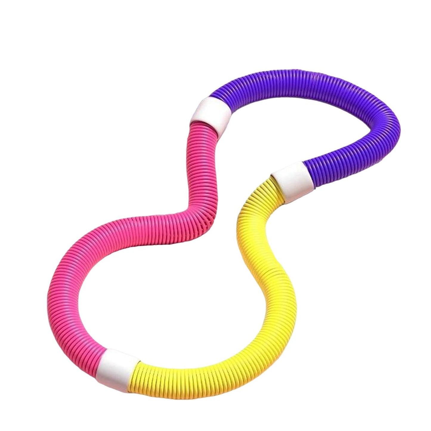 Weighted Foldable HulaHoops for Adults – 3.3 lb Portable Fitness Hoop for Waist Slimming, Postpartum Recovery, Home & Travel Exercise Equipment