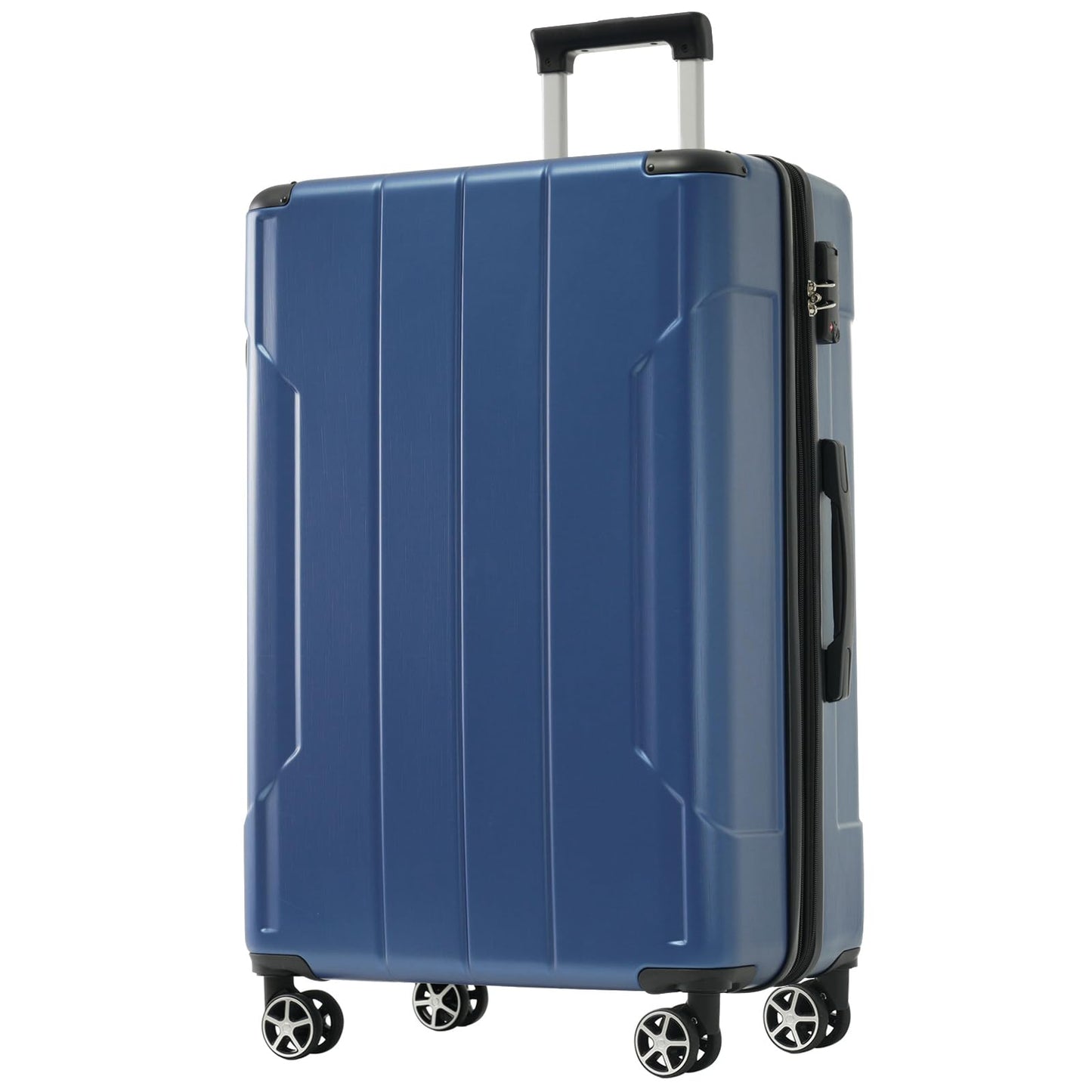 Merax Luggage Sets 3-Piece Hardshell with Spinner Wheels Lightweight Suitcase with Corner Guards (Green, 20/24/28)