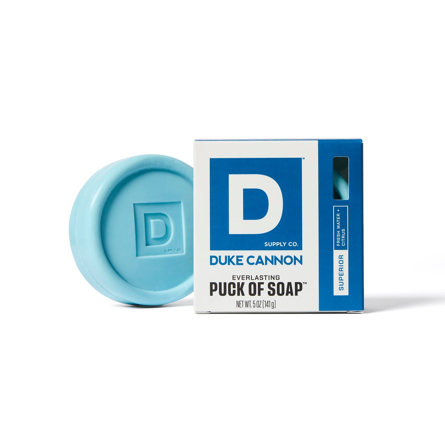 Duke Cannon Supply Co. Bar Soap Puck - Men's Rounded Bar Soap With Masculine Scents - Hydrating & Deep Cleaning - Disc-Shaped Mens Soap - All Skin Types - Midway,5 oz