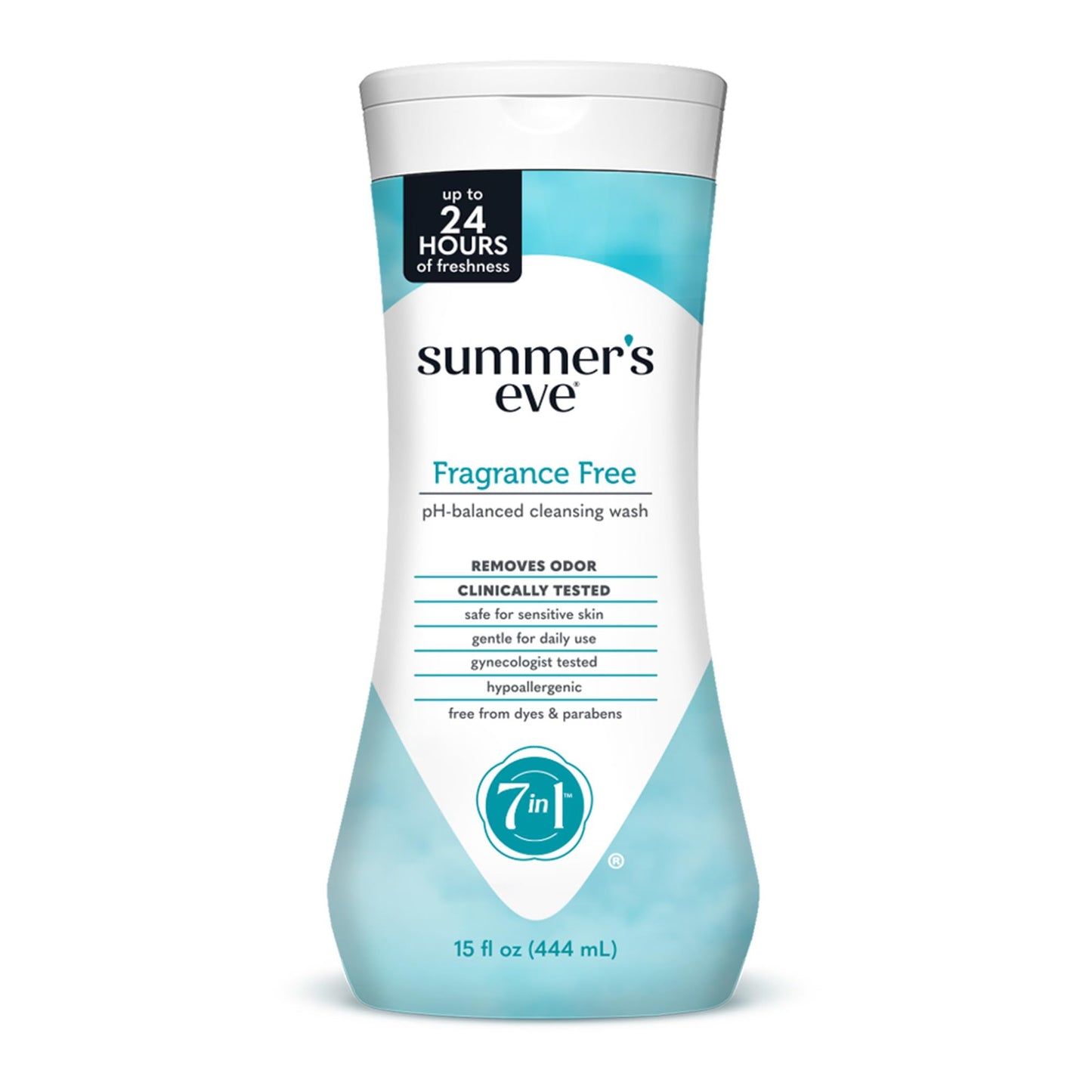 Summer's Eve, Ultimate Odor Control, Feminine Body Wash with Boric Acid, Removes Odor, Feminine Wash with pH Balance, 15 Fl Oz