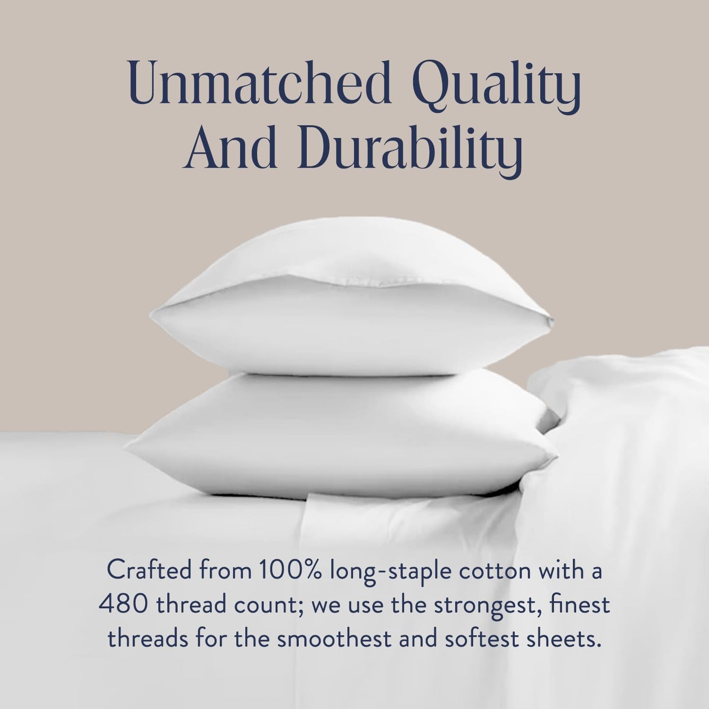 Brooklinen Luxury Sateen Duvet Cover - 100% Cotton, Full/Queen Size in White with Extra-Long Corner Ties and Button Closure | Best Luxury Sheets