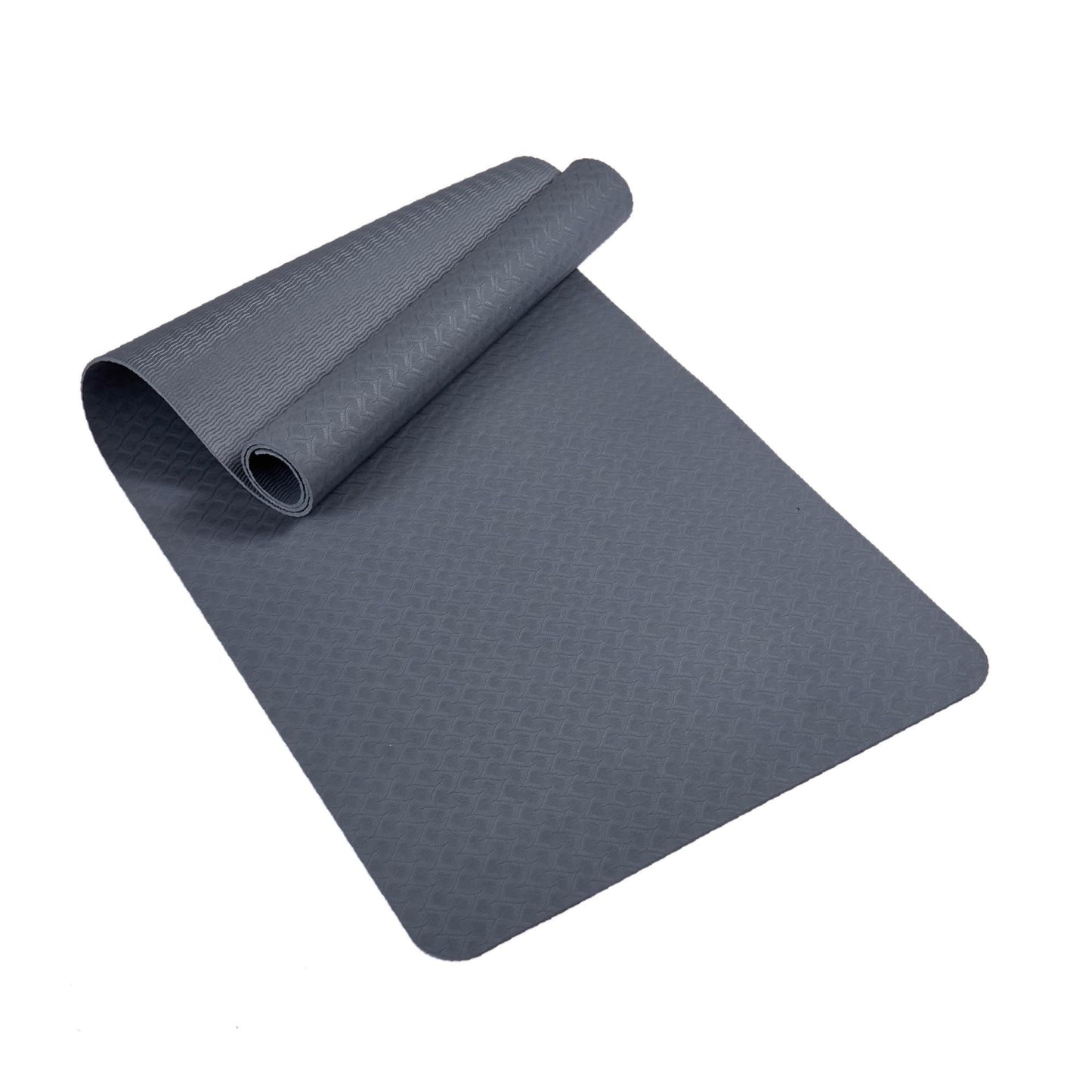 Non-Slip TPE Yoga Mat for Women & Men, 72"x24" Extra-Long Pilates Mats for Hot Yoga, HIIT, Floor Workouts, Lightweight Fitness Mat with Dual Grip