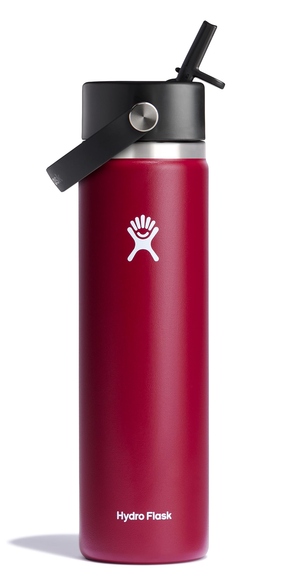 Hydro Flask 32 Oz Wide Flex Straw Cap Bottle - Insulated Stainless Steel - Wide Straw Lid, Non Spill, Leakproof in Jelly Pink