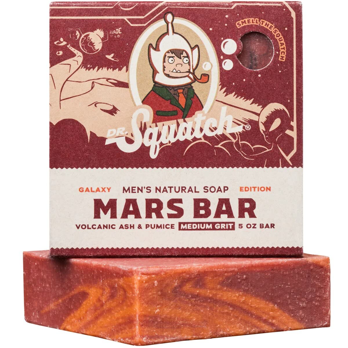 Dr. Squatch BIRCHWOOD BREEZE 3 Bar Pack - Cold Processed Soap Made For Men - Medium Grit - Natural Oils - Refreshing Clean Woody Scent - Exfoliating