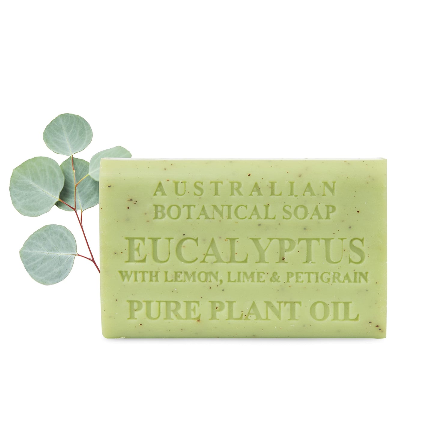 Australian Botanical Soap, Sea Salt, Lemongrass, Pink Lychee, Valencia Orange 6.6 OZ, Luxury Soap Bars Enriched with Shea Butter, Vegan Friendly Assorted Pack of 4