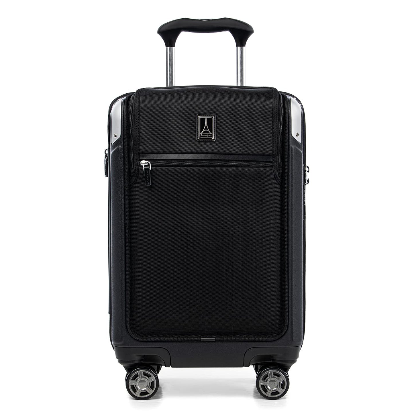 Travelpro Platinum Elite Hardside Expandable Checked Luggage, 8 Wheel Spinner, TSA Lock, Hard Shell Polycarbonate Suitcase, True Navy Blue, Checked Large 28-Inch