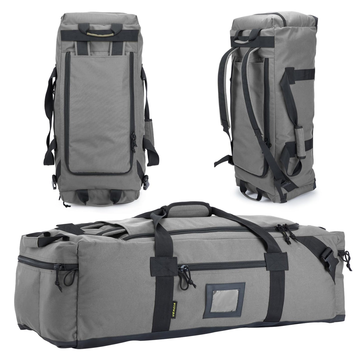 86l Large Duffel Bag For Travel, Gym & Sports - Water Repellent Polyester, Hidden Straps, Shoe Compartment - Perfect Luggage Duffle Bag Or Backpack For Men & Women
