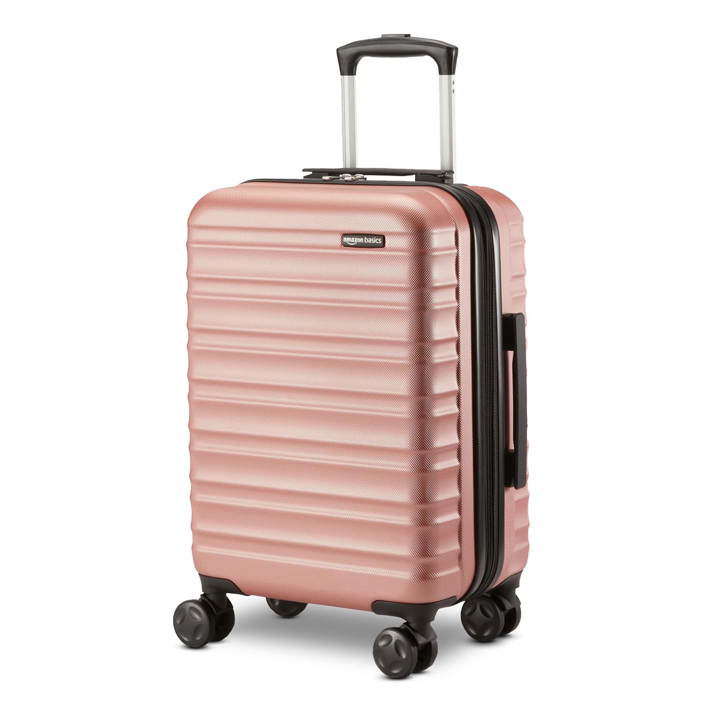 Amazon Basics 3-Piece Set (21", 26", 30"), Hardshell Suitcases With Wheels, Expandable For Up to 25% More Space, With Scratch-Resistant Surface, Four Multi-directional Wheels, Navy Blue