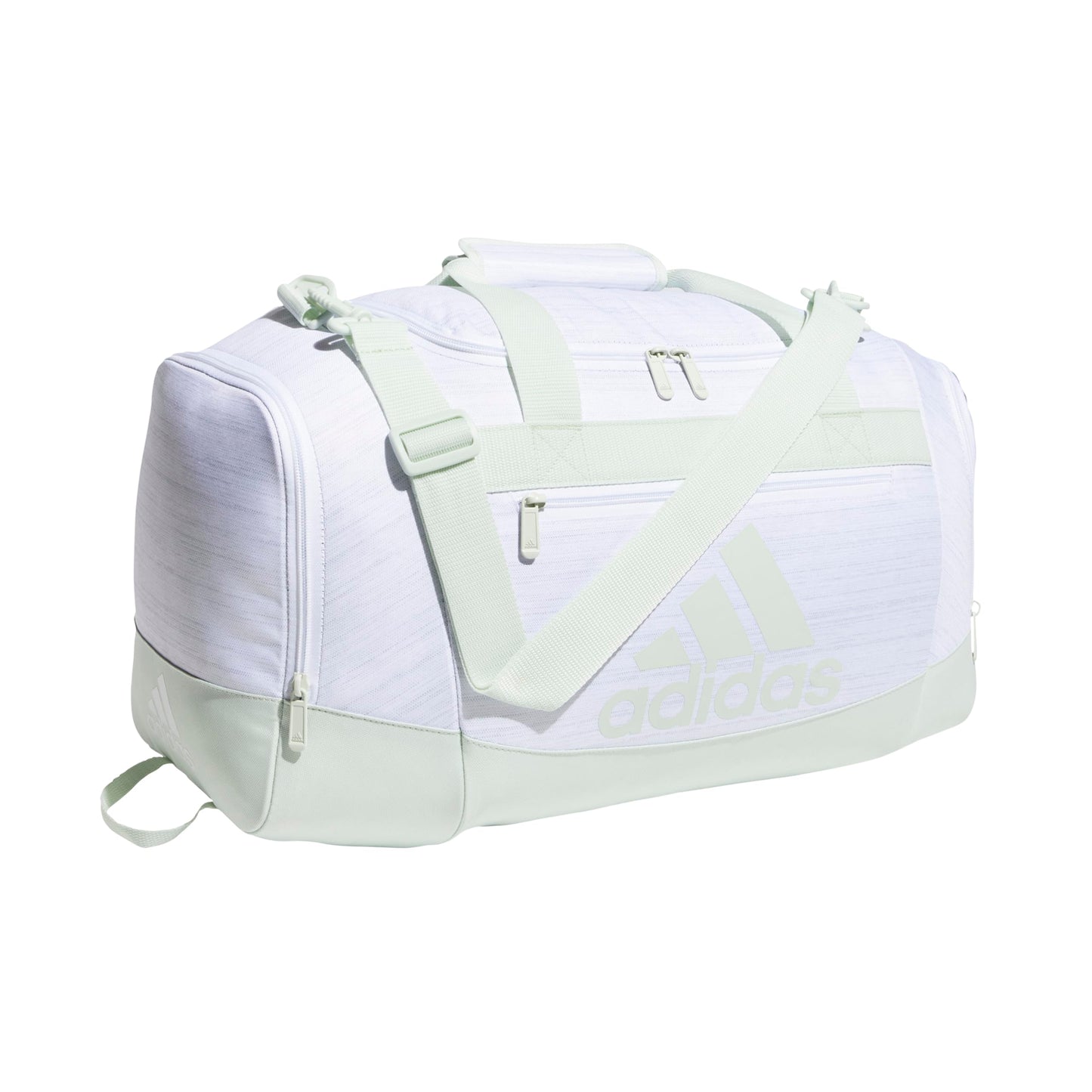 adidas Unisex Defender 4.0 Gym Duffel Bag for Men and Women, Black/White, Small (38L)