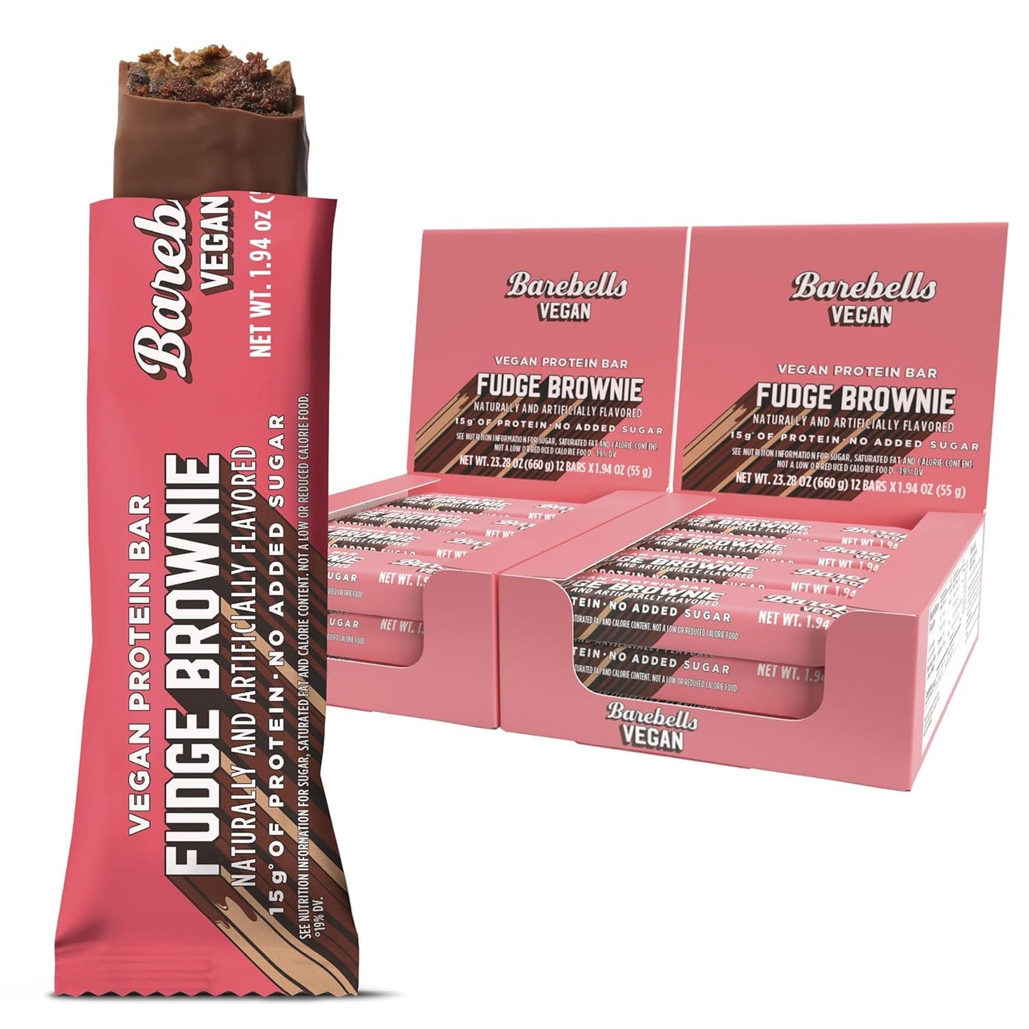 Barebells Protein Bars Variety Pack - 12 Count, 1.9oz Bars - Protein Snacks with 20g of High Protein - Chocolate Protein Bar with 1g of Total Sugars - Perfect on The Go Protein Snack & Breakfast Bars