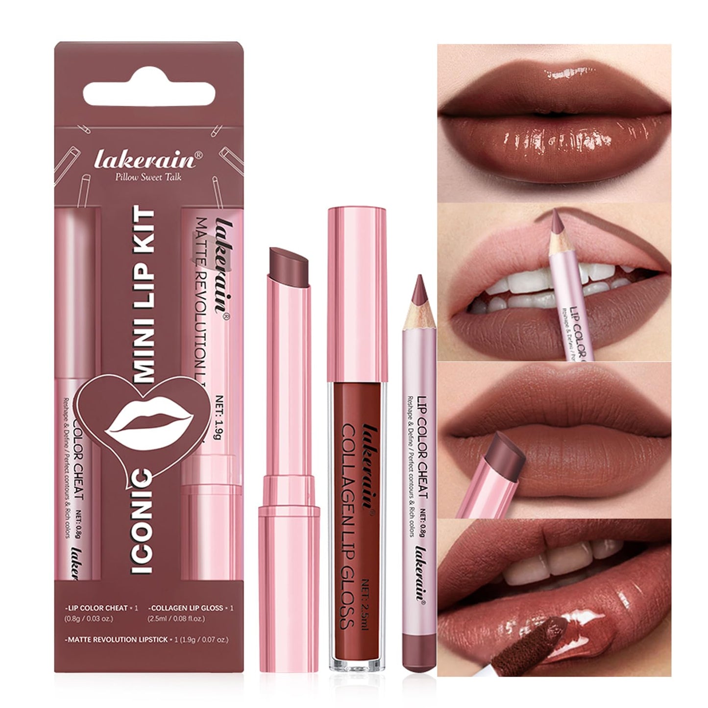 BestLand 12Pcs Matte Liquid Lipstick + Lip Liner Pens Set, Velvety Nude Lip Stain Waterproof Long Wear Makeup Gift Set
