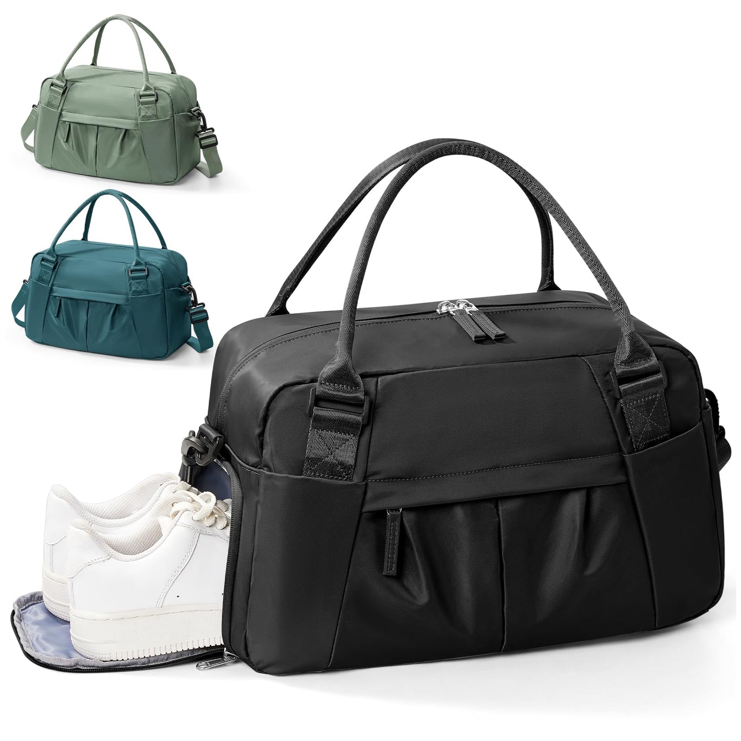 Gym Bag Womens,Travel Duffel Carry on Bag Sport Tote Bag Weekend Overnight Bag
