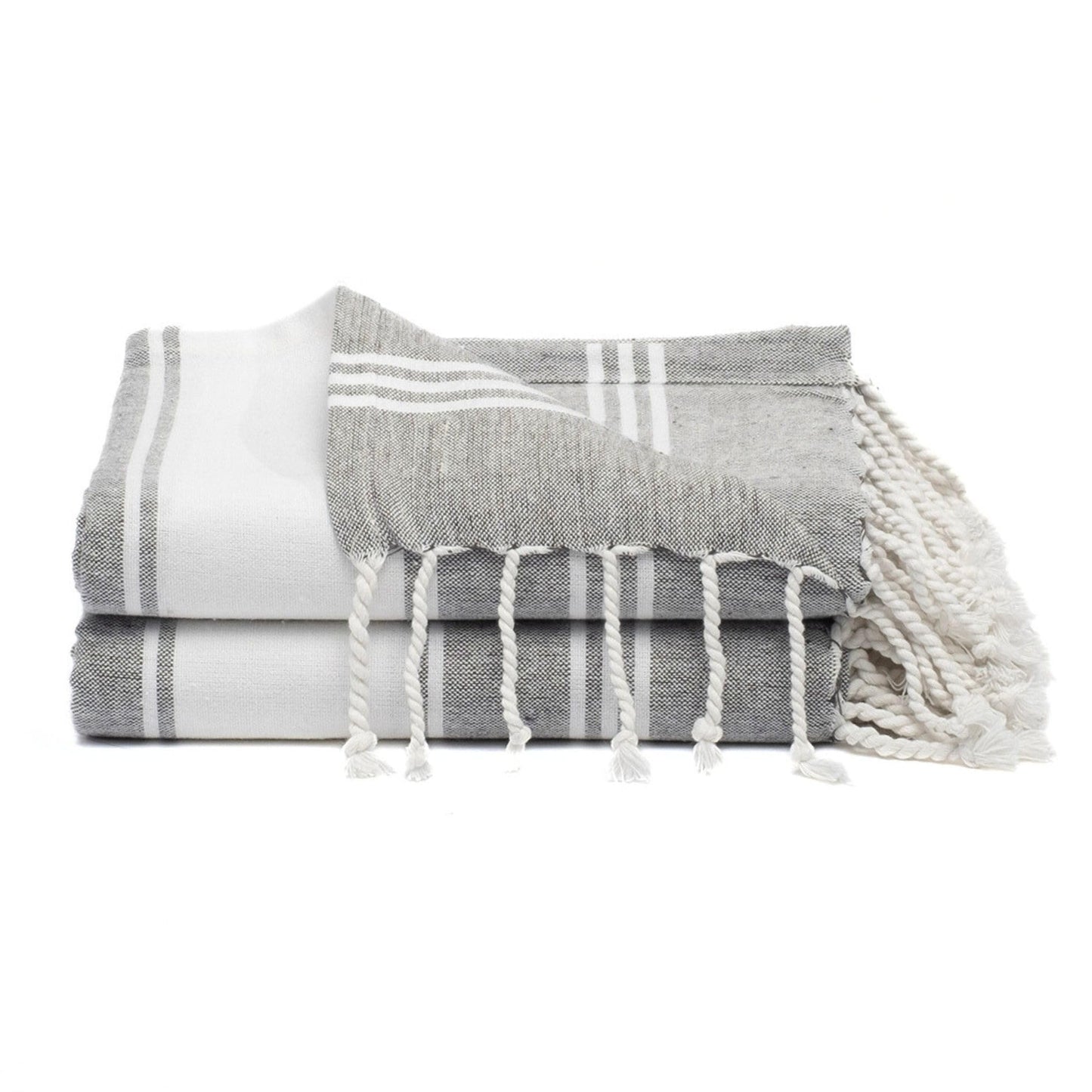 Cotton Turkish Beach Towel Towels Oversized 36"x72" Pool Absorbent Extra Large Quick Dry Sand Travel Towel (Beige, 4 Pack)