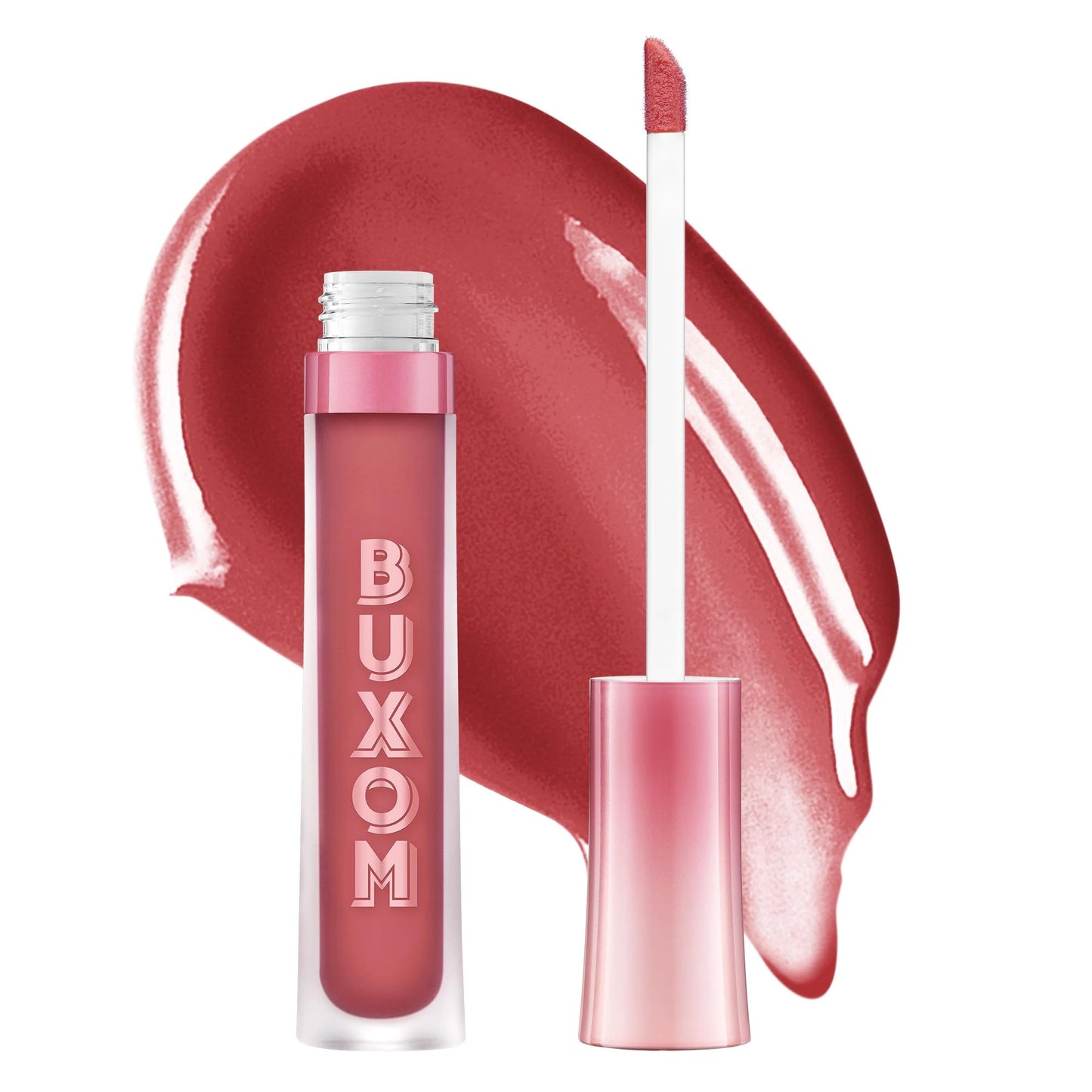 BUXOM Full-On Plumping Lip Cream, Hydrating Lip Plumper Gloss with Peptides & Hyaluronic Acid, High-Shine Tinted Formula for Fuller, Softer Lips, Cruelty-Free