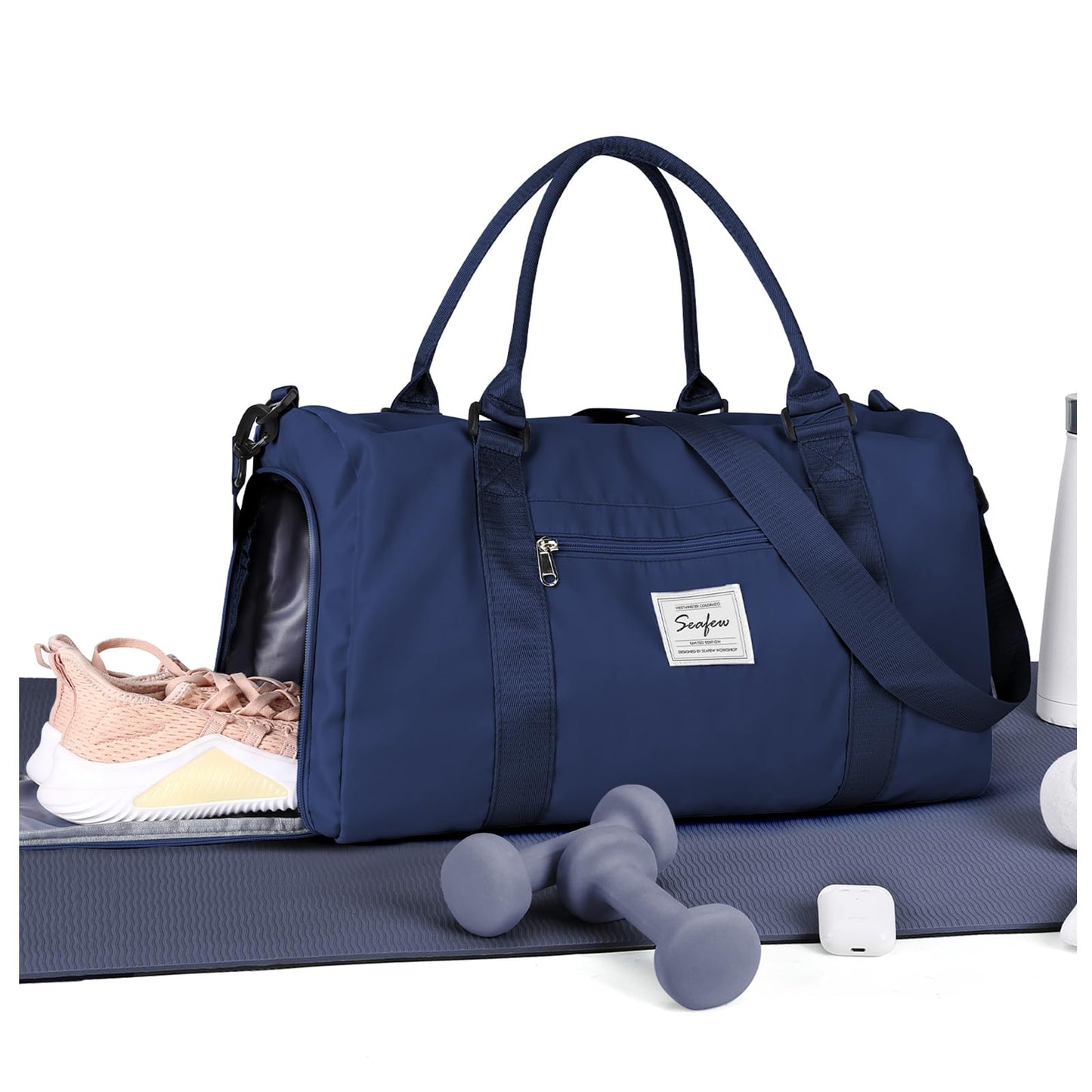 Gym Bag Womens,Travel Duffel Carry on Bag Sport Tote Bag Weekend Overnight Bag