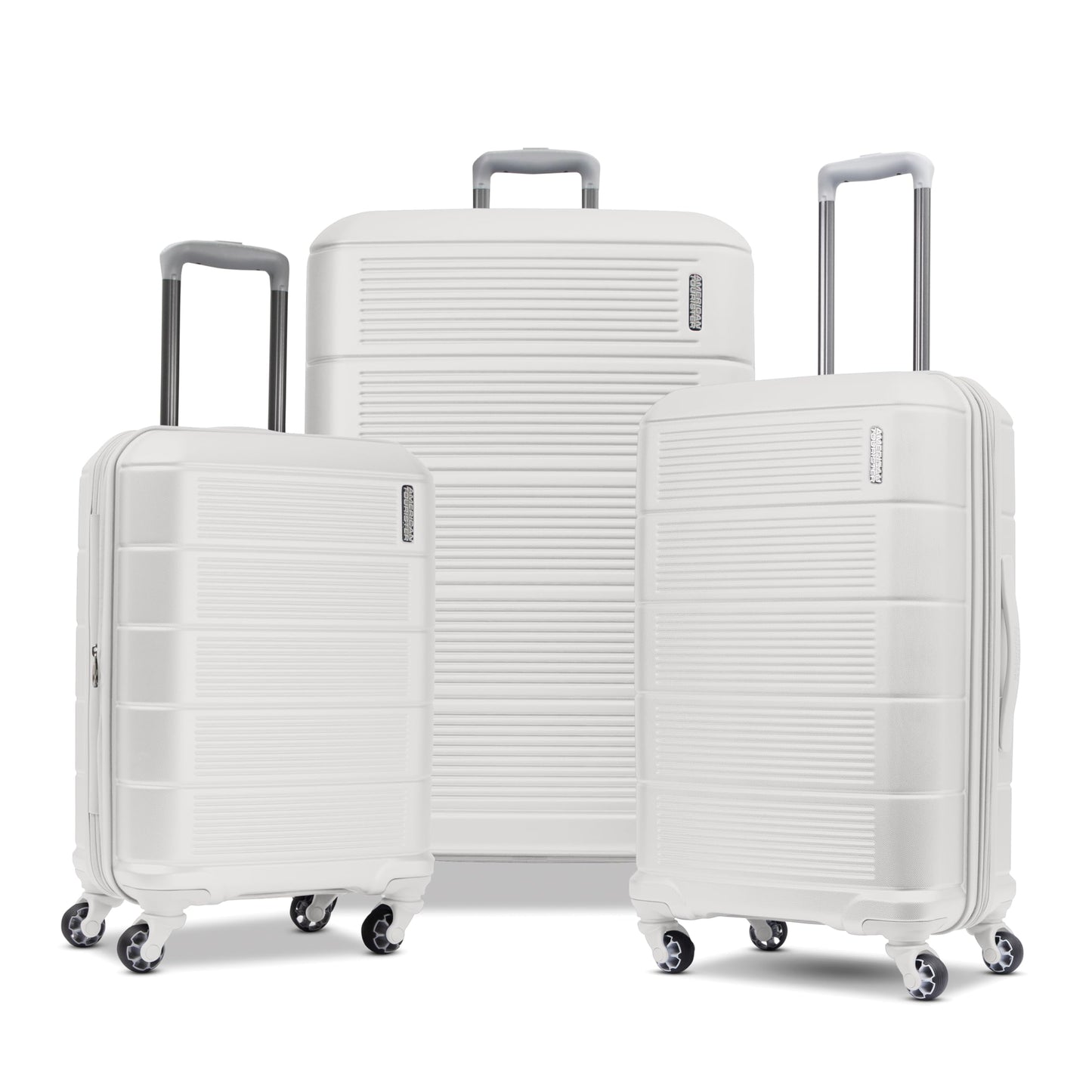 American Tourister Stratum 2.0 Expandable Hardside Luggage with Spinner Wheels, Adriatic Sea, 3-Piece Set (20/24/28)