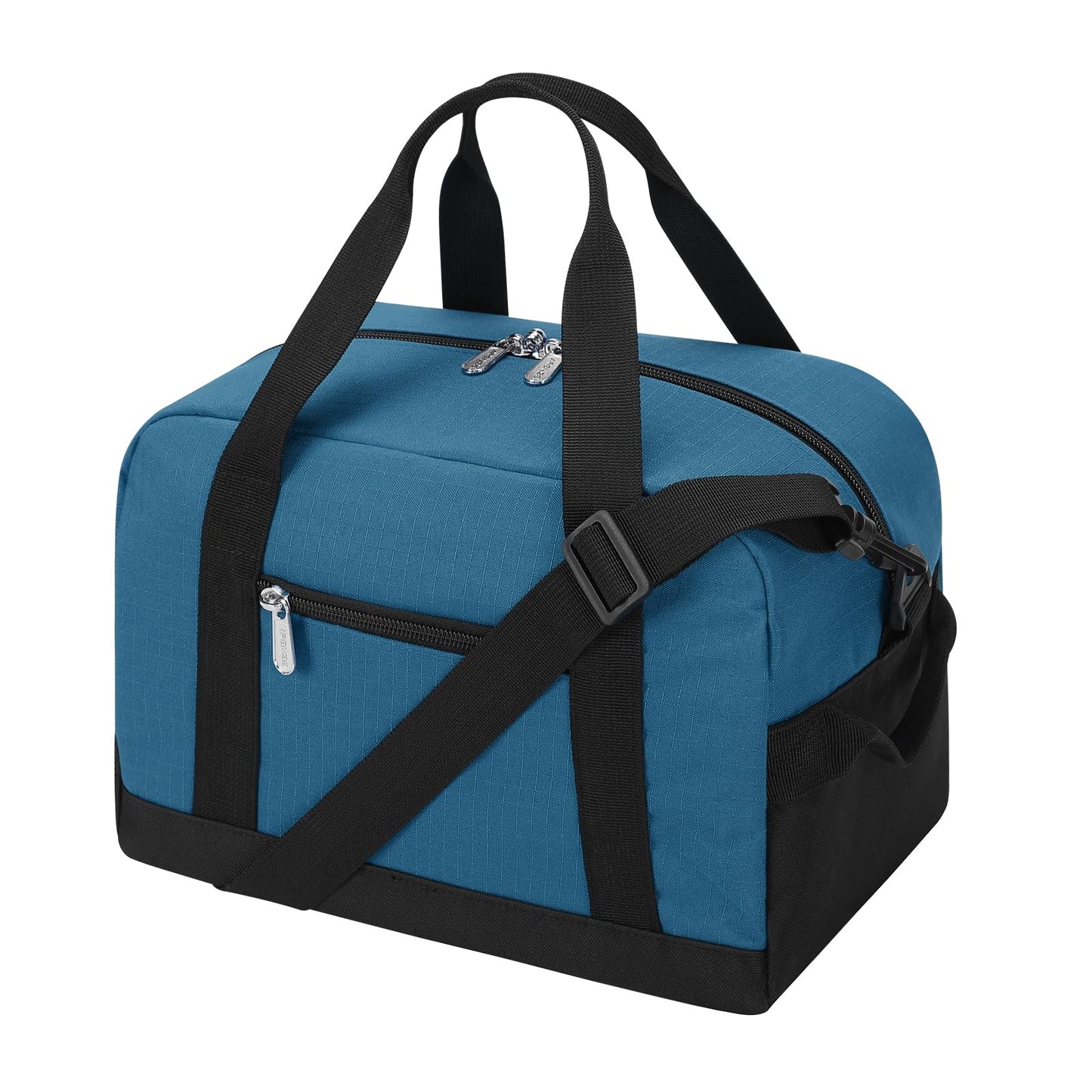 Small Gym Bag Carry On Bag - 12 in Mini Duffle Bag Lightweight for Overnight Travel(Black)