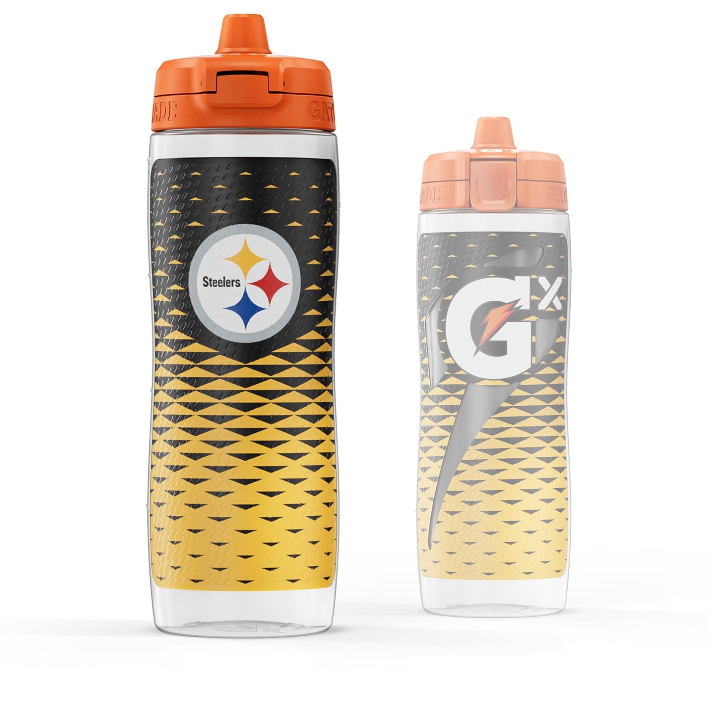 Gatorade Gx NFL Non-Slip Squeeze Bottles, 30 fl oz, Gx Hydration System